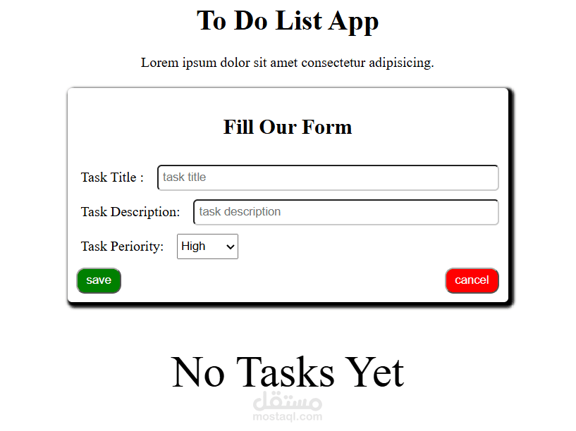 Todo List App