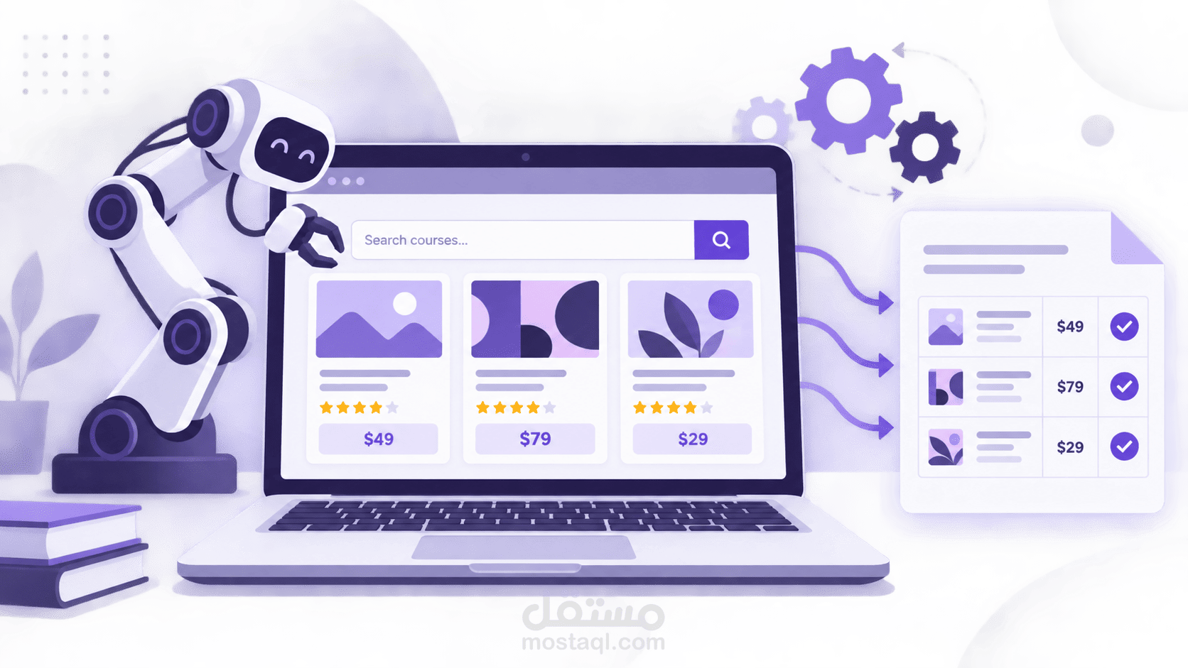 أداة أتمتة للبحث عن الكورسات على يوديمي واستخراج بياناتها تلقائيًا (Web Automation Bot)