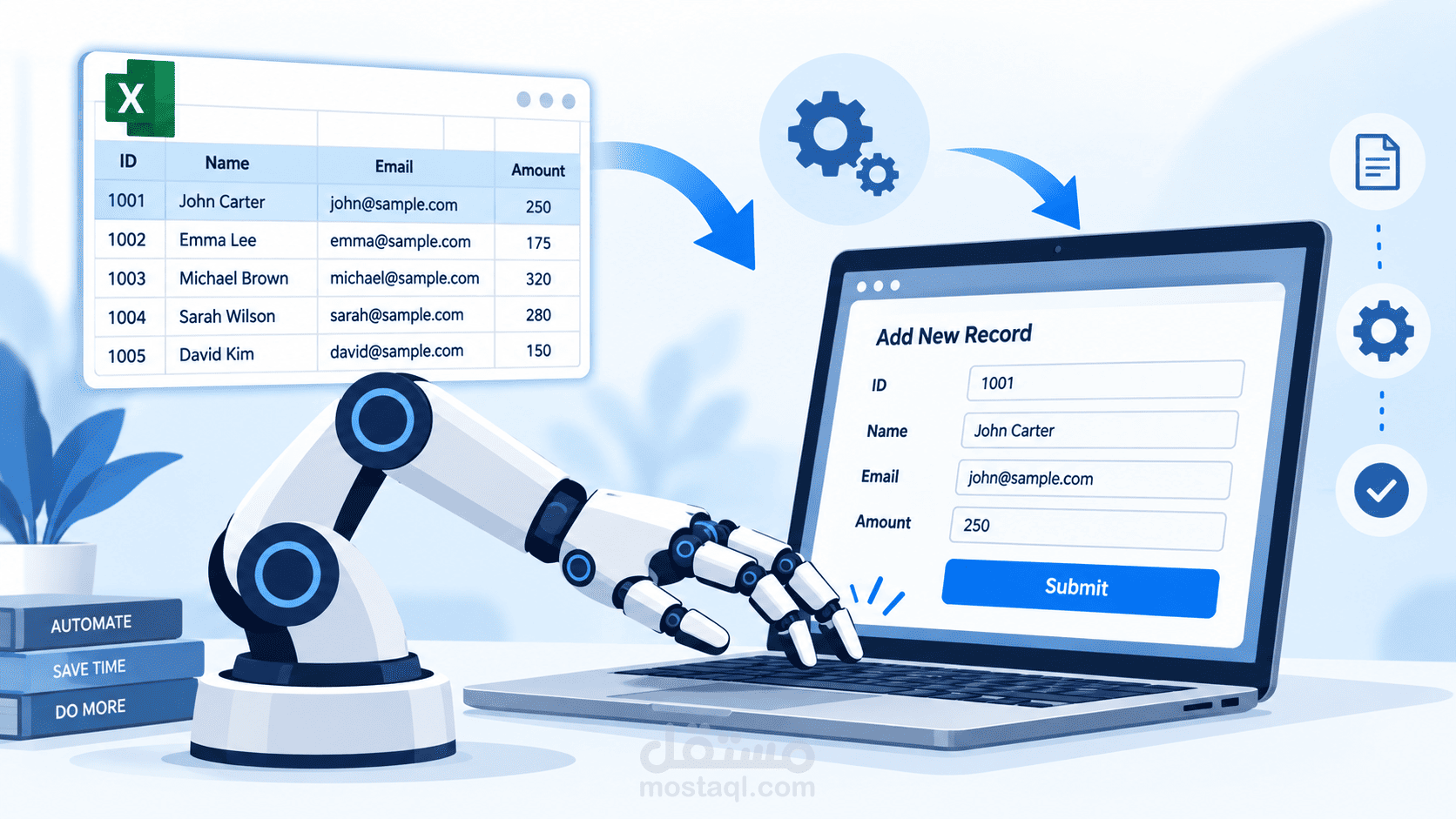 حل تحدي RPA Challenge باستخدام UiPath - أتمتة إدخال بيانات النماذج (Form Automation)