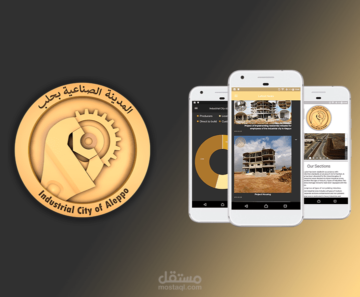تطبيق للمدينة الصناعية
