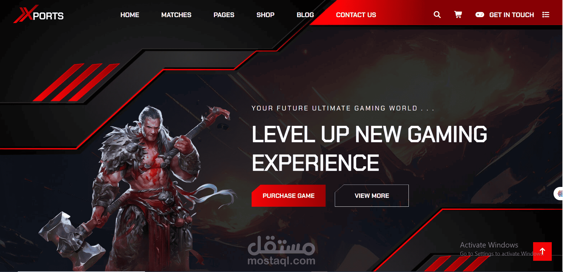 Xports — Gaming Studio Website