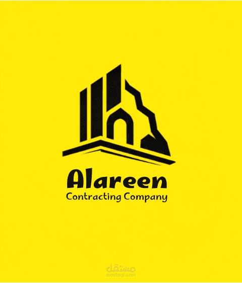 تصميم هوية بصرية متكاملة لشركة Alareen Contracting