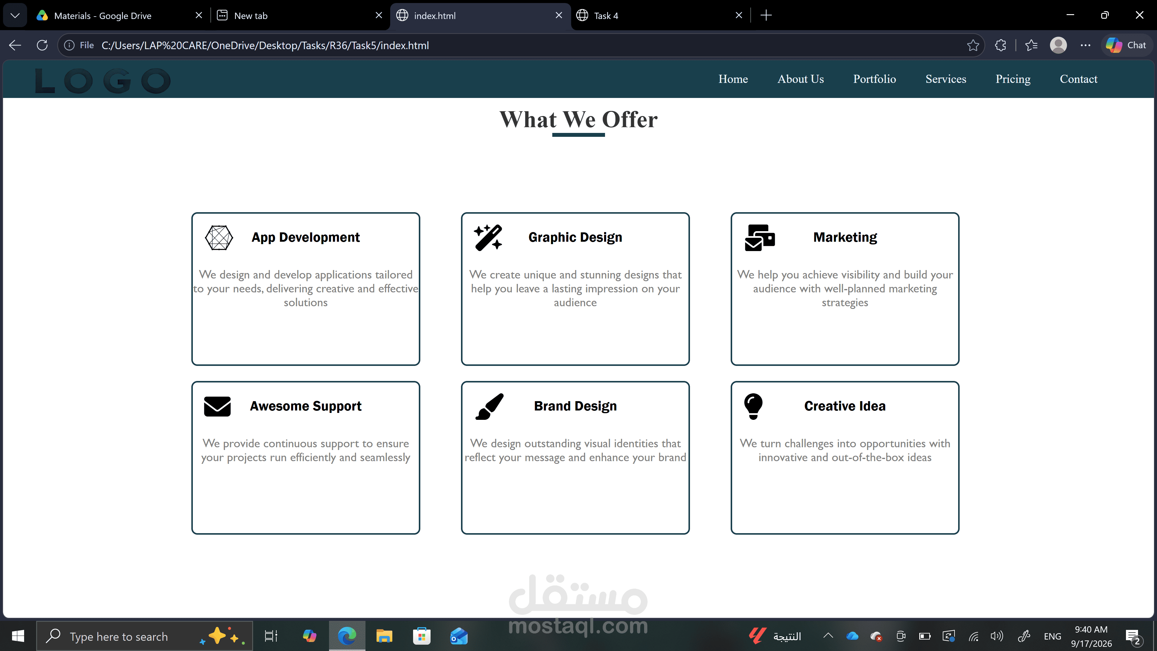 Creative Digital Services Website