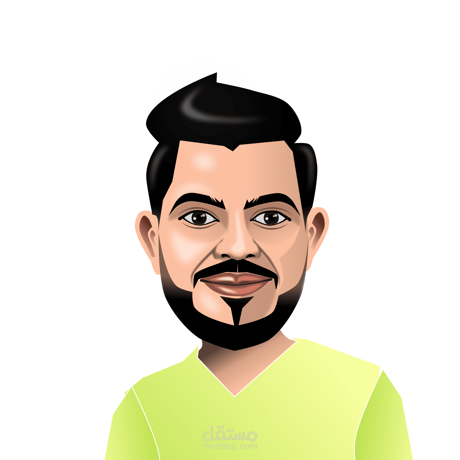 تحويل شخصية حقيقية إلى رسم ديجتال