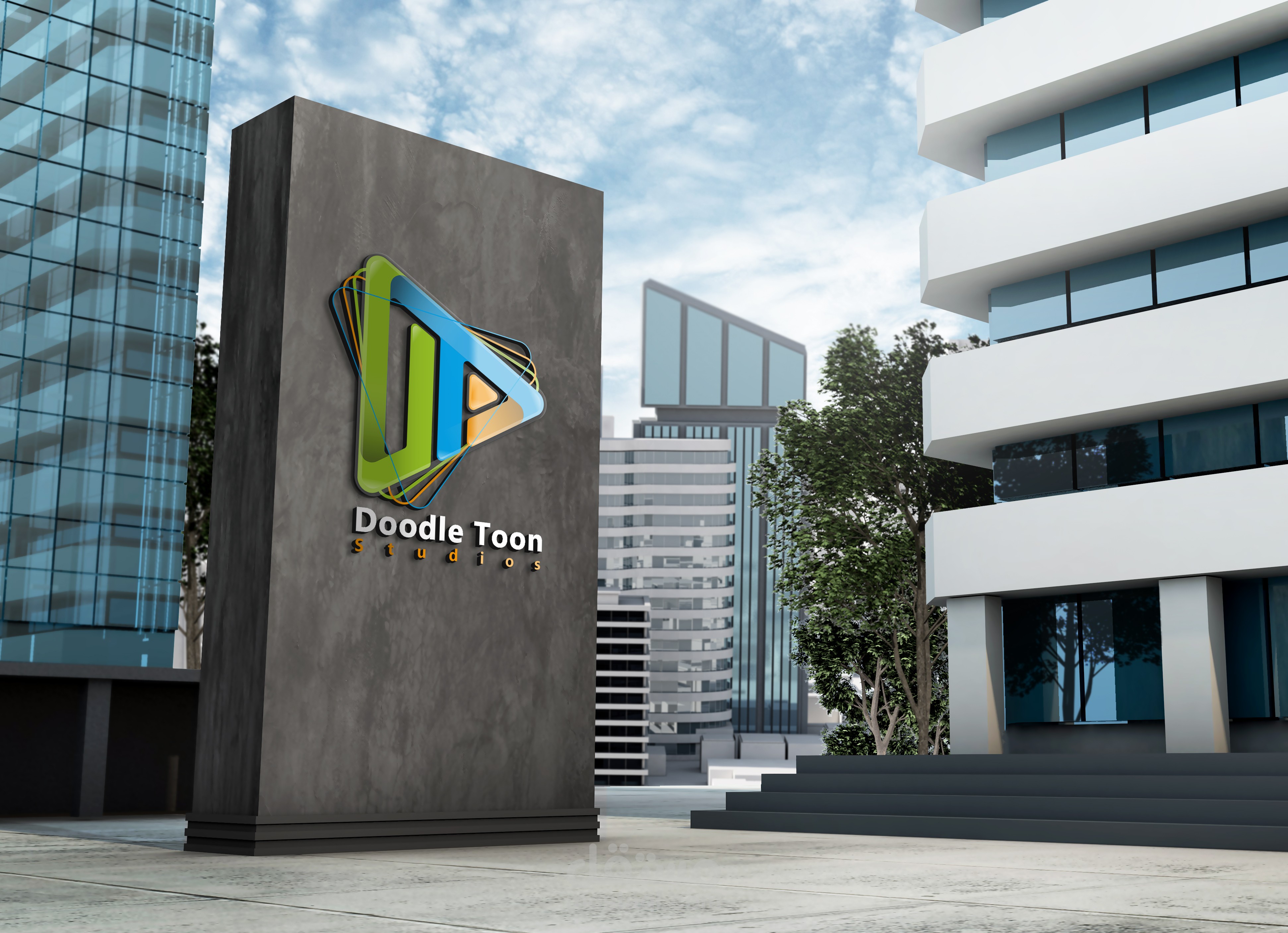 تصميم شعار لشركة رسوم متحركة