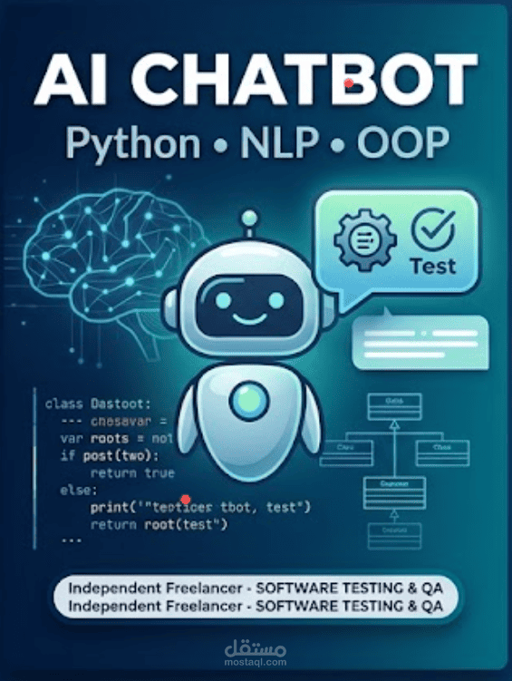 AI-Powered Chatbot Assistant باستخدام Python