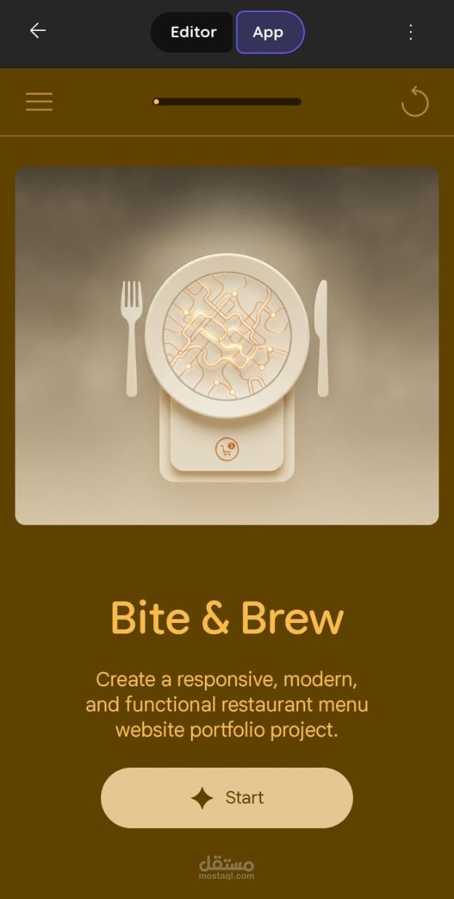 Bite & Brew – Restaurant Menu