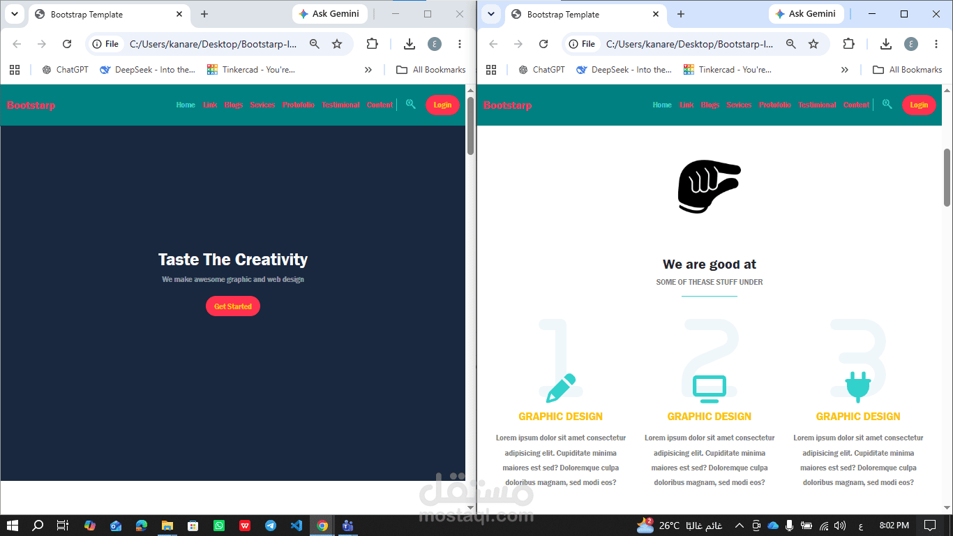 Bootstrap Template