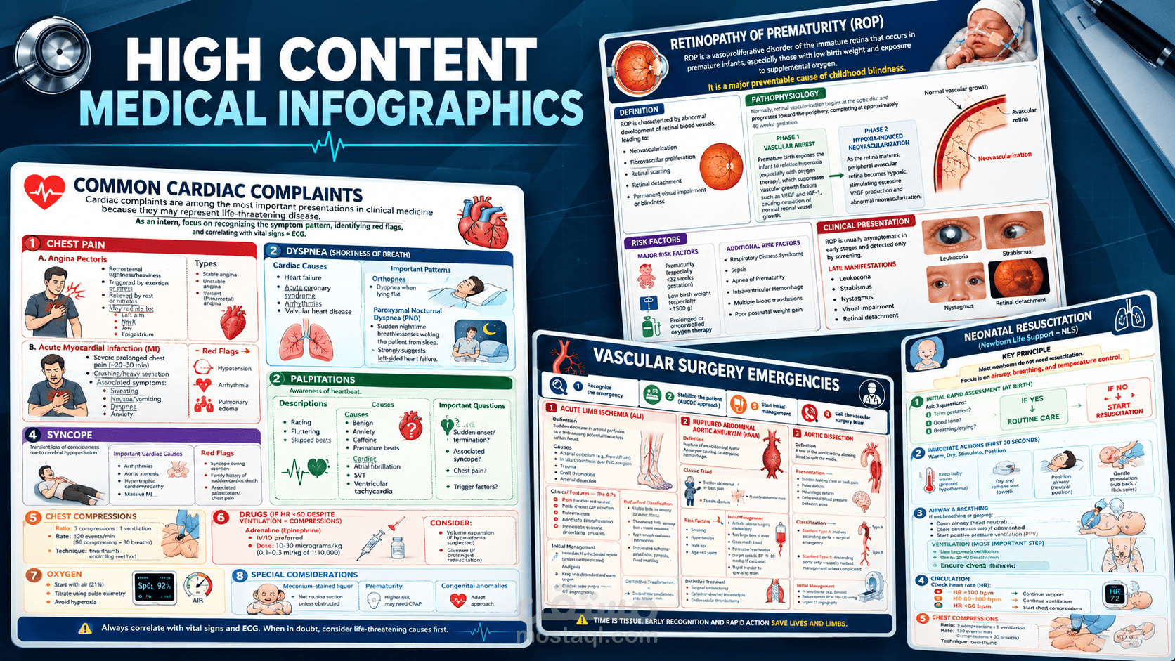 High Content Medical Infographics