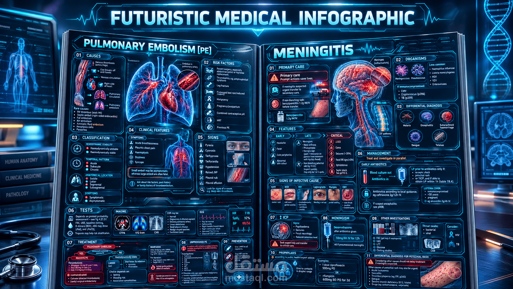 Futuristic Medical Infographics