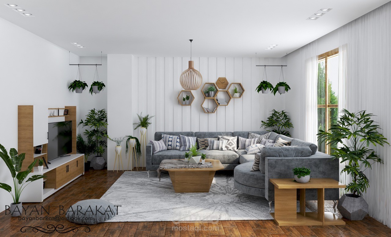 تصميم داخلي طراز بوهيمي