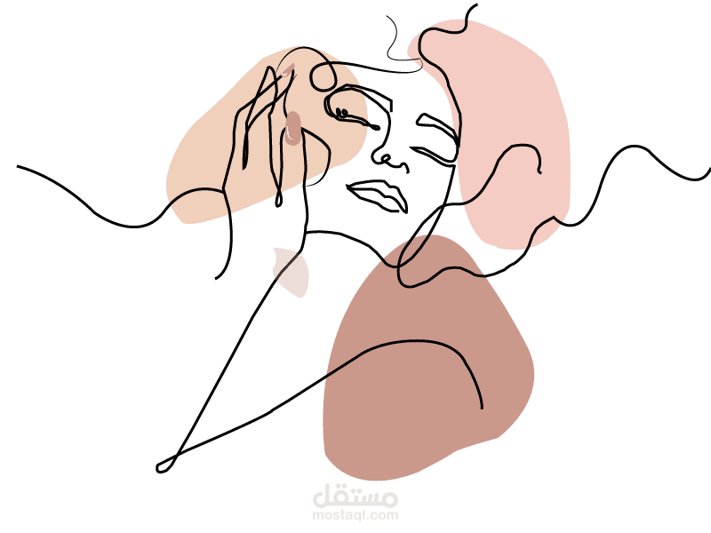 رسمة تجريدية