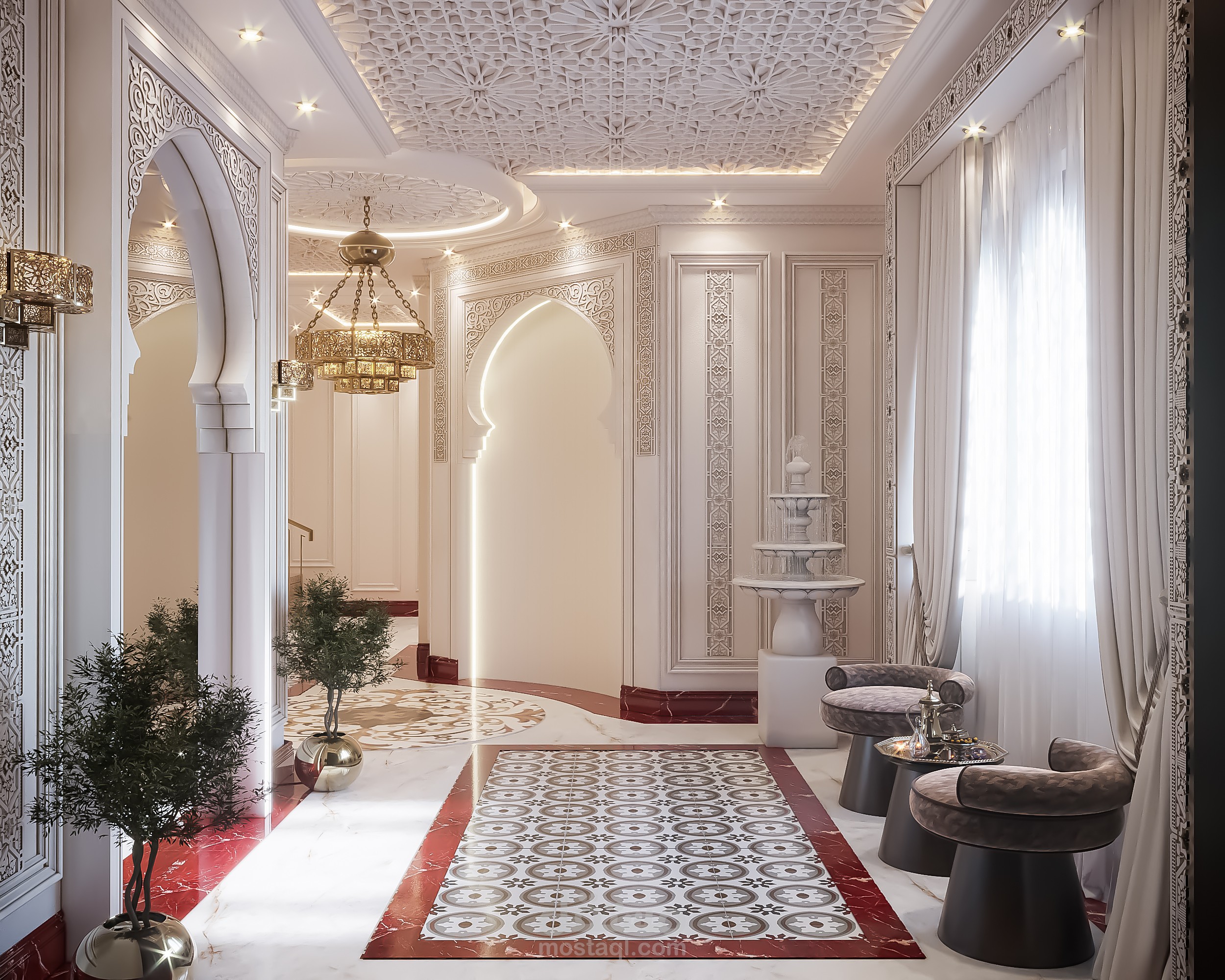 Modern Islamic entrance