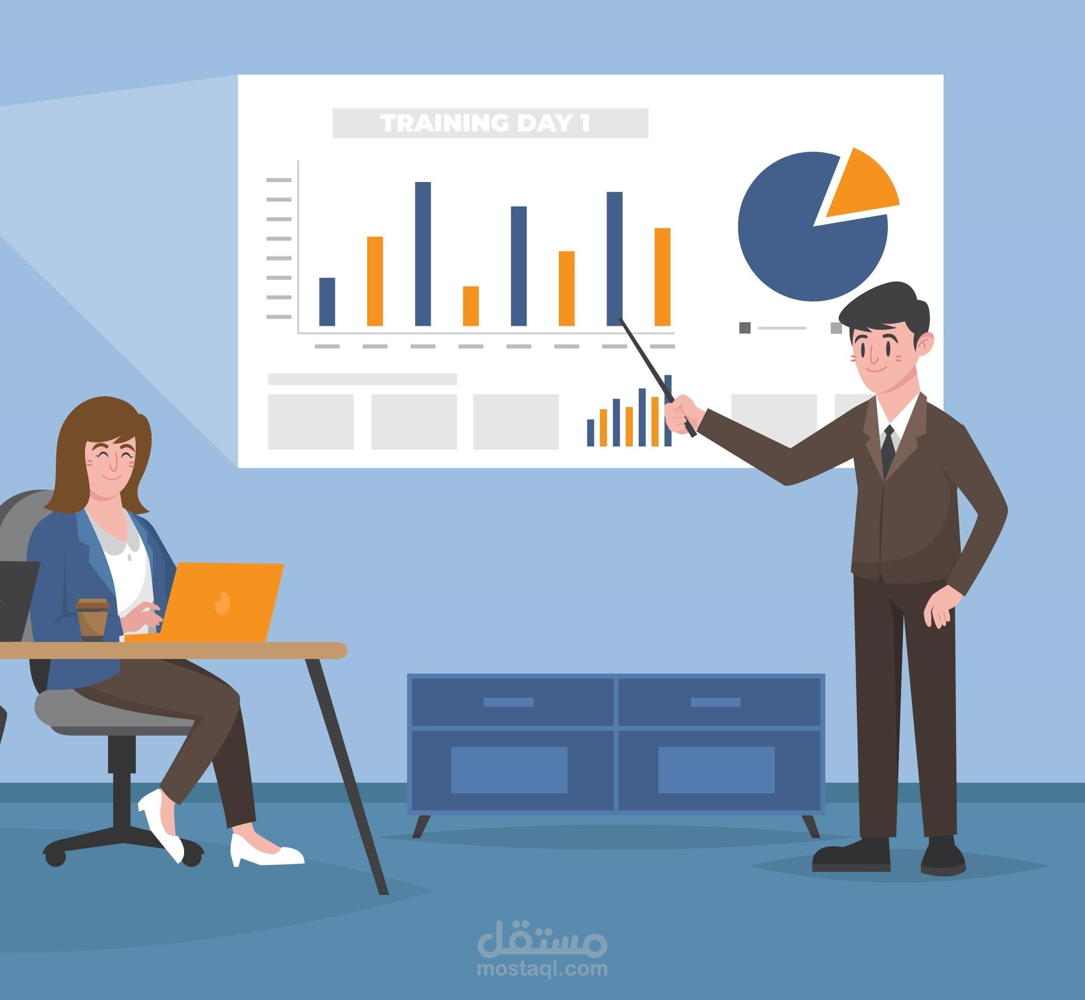 تصميم حقيبة تدريبية