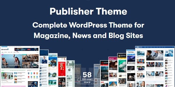 تصميم المواقع الالكترونيه للشركات  وردبريس باستخدام بقالب Publisher 7.5