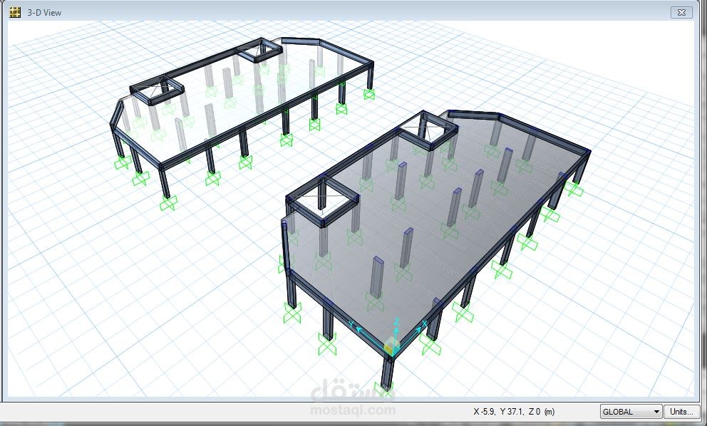 تصميم انشائي لمخبز