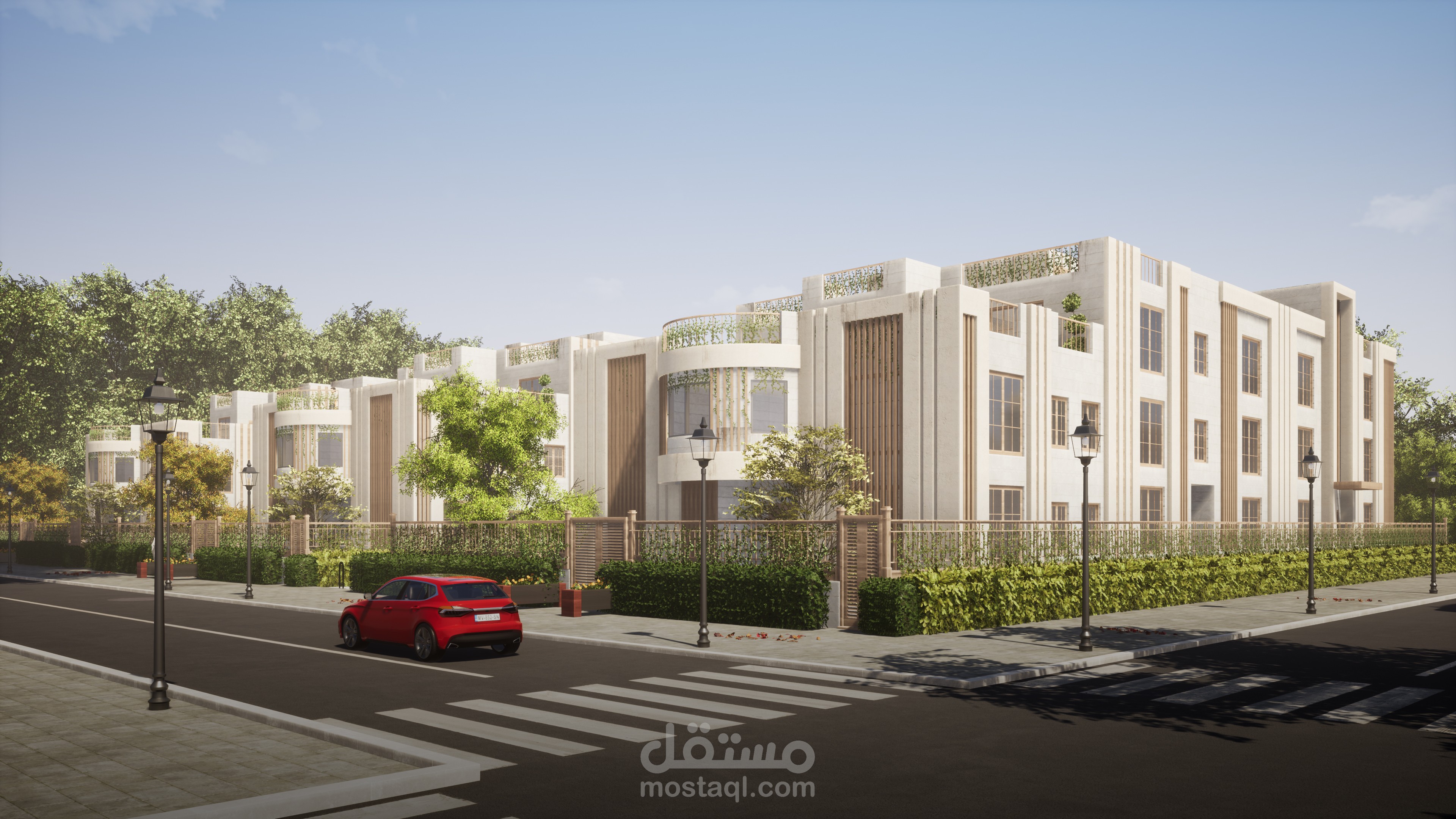 تصميم خارجي - مجمع سكني -