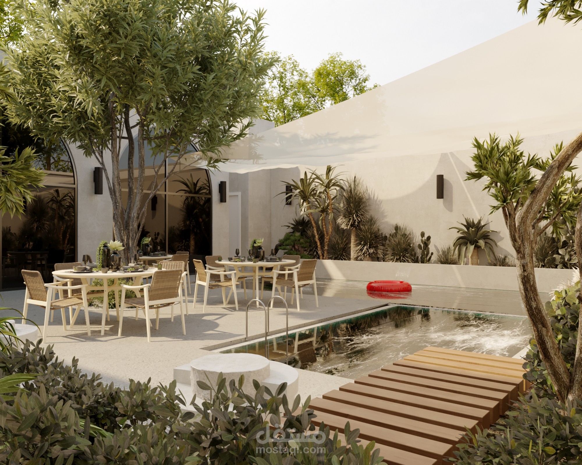 تصميم خارجي - نادي رياضي -