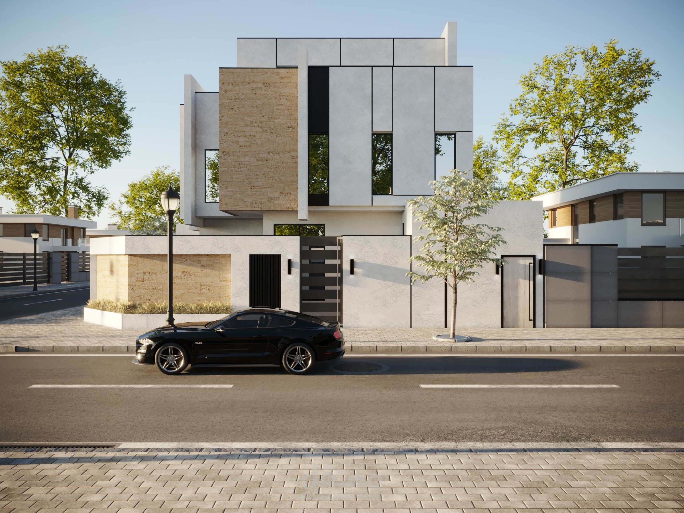 تصميم خارجي - فيلا خاصه -