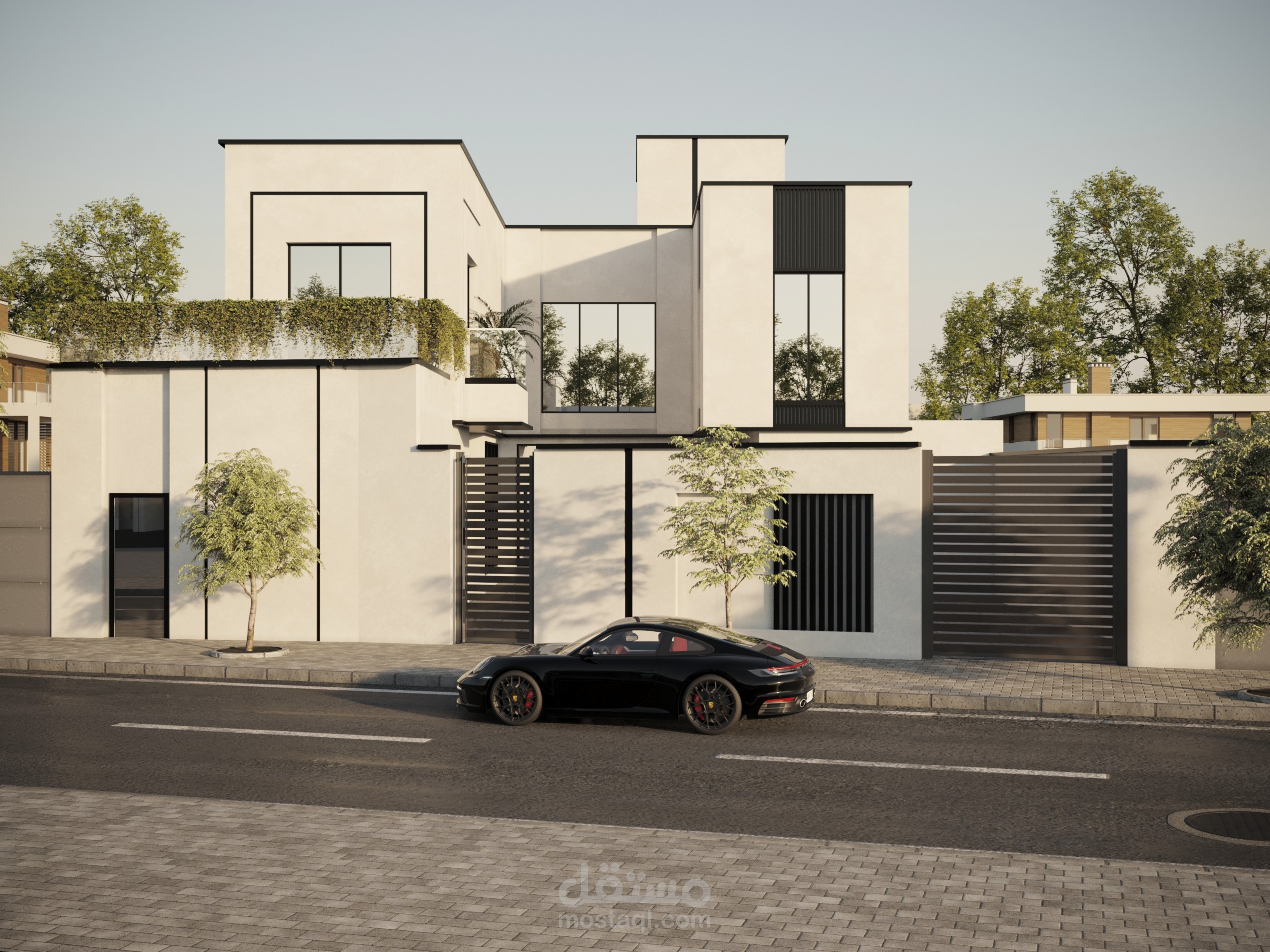 تصميم خارجي - فيلا خاصه -