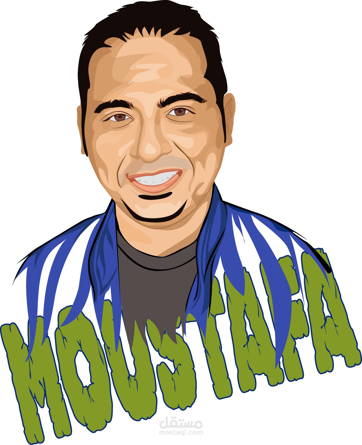 رسم بورتريه كاريكاتير وعمل ماكيت بالحجم الطبيعي والتسليم في خلال يومين بالكتير باذن الله