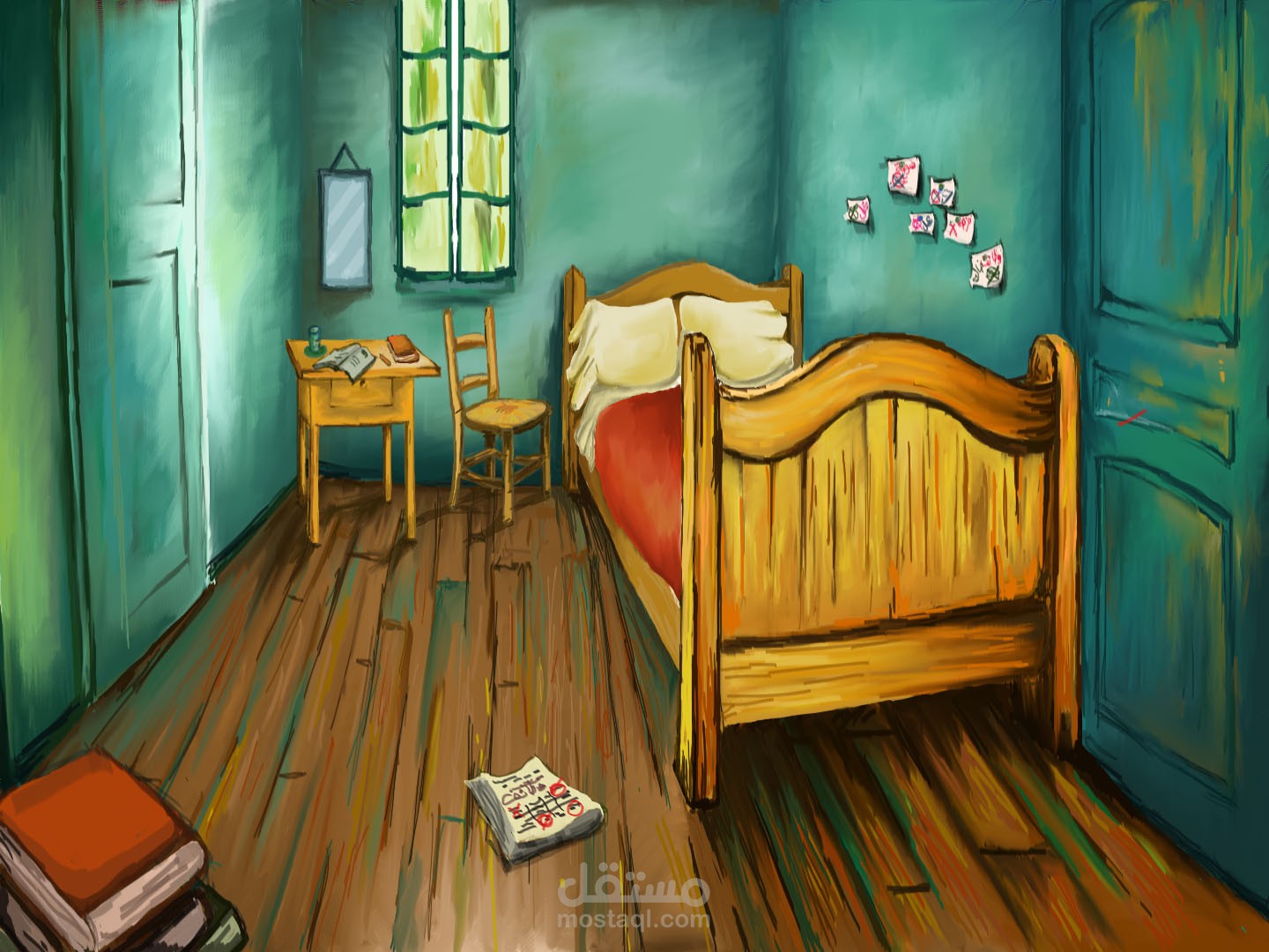 Van gogh room