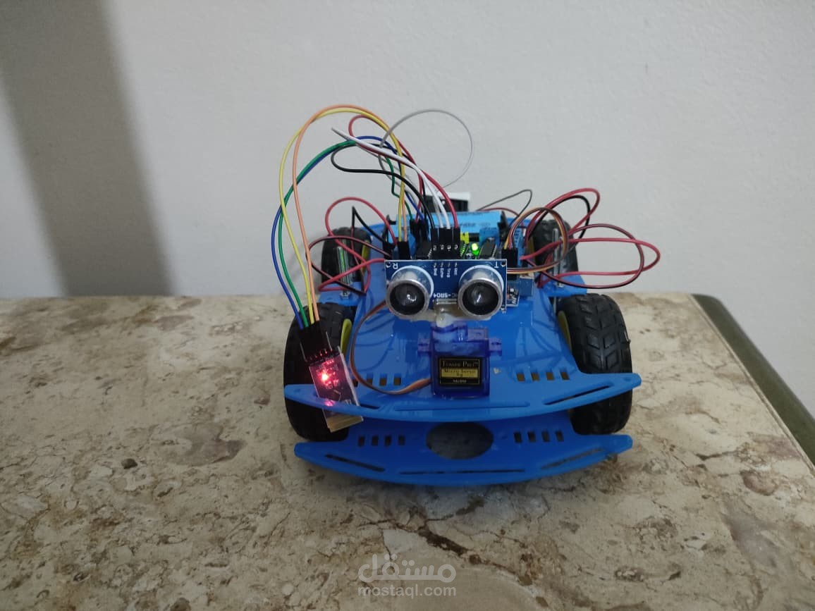 Smart Obstacle-Avoiding Robotic Car using Arduino
