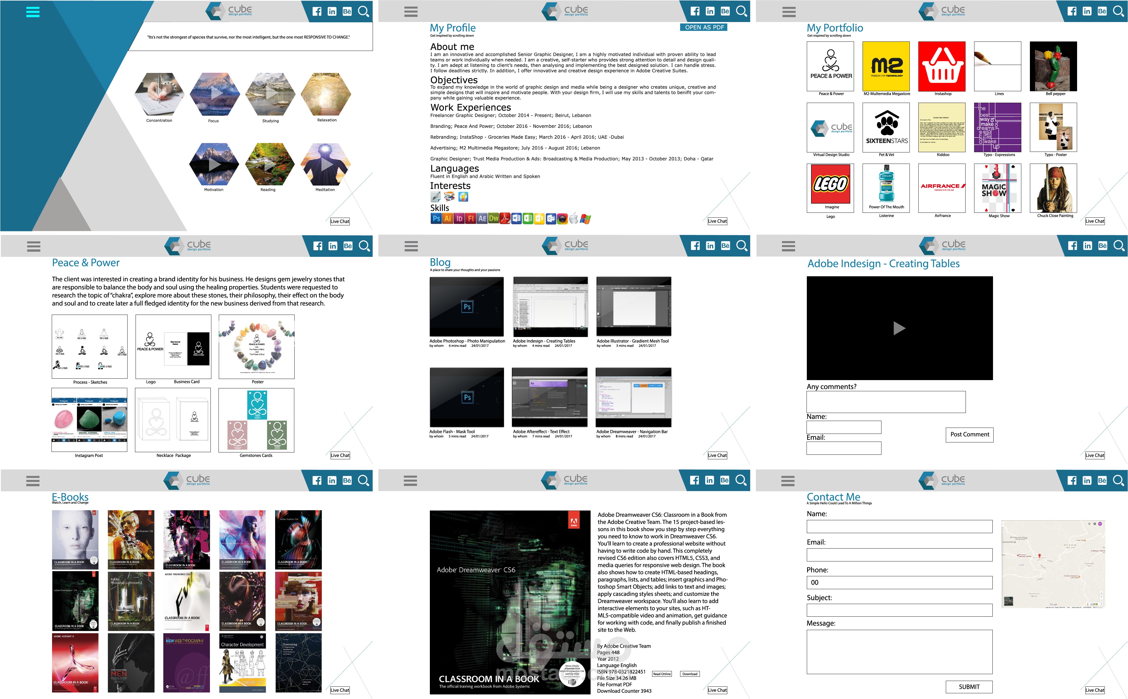 Web Design - Cube Design Studio