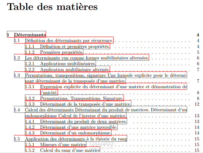 نموذج ل  Report باستعمال LaTeX