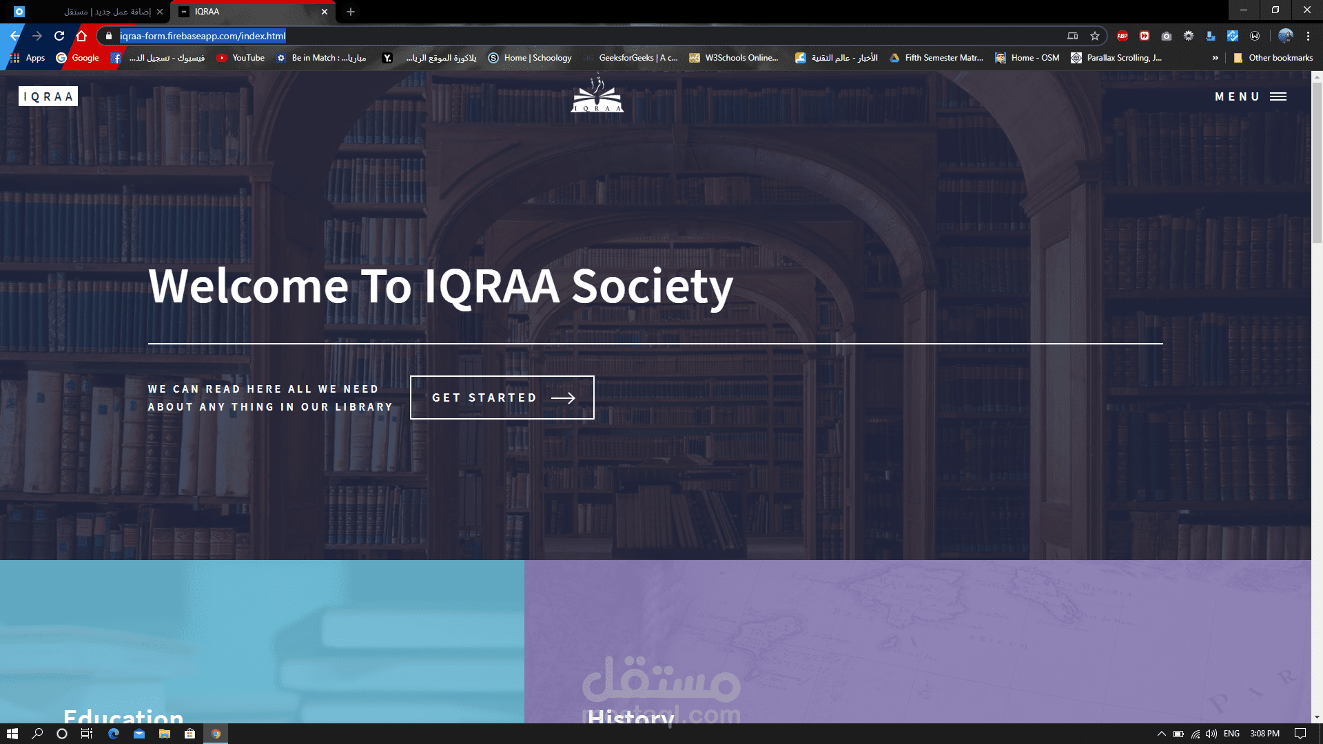 IQRAA website