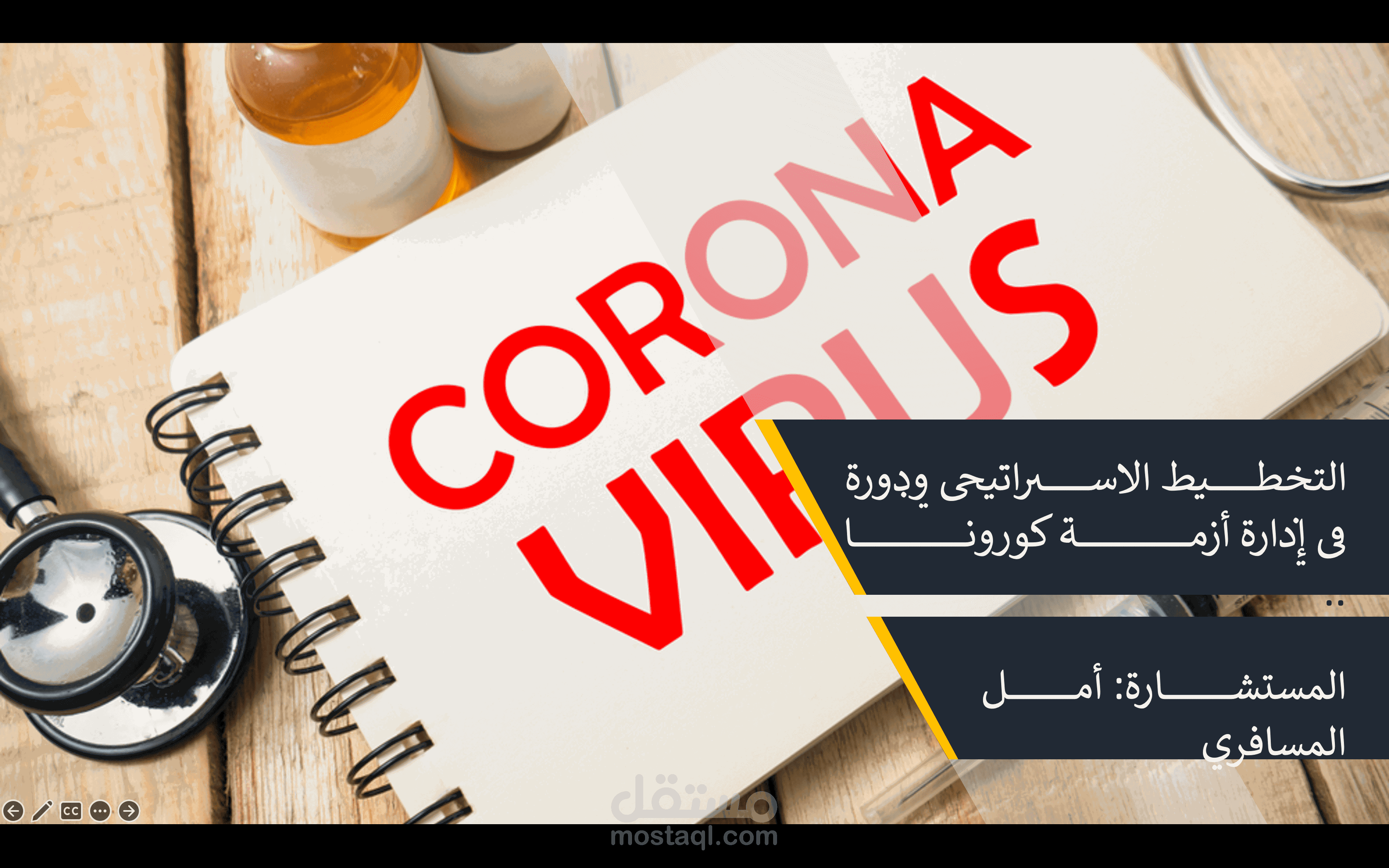 التخطيط الاستشاري ودورة  في إدارة أزمة كورونا