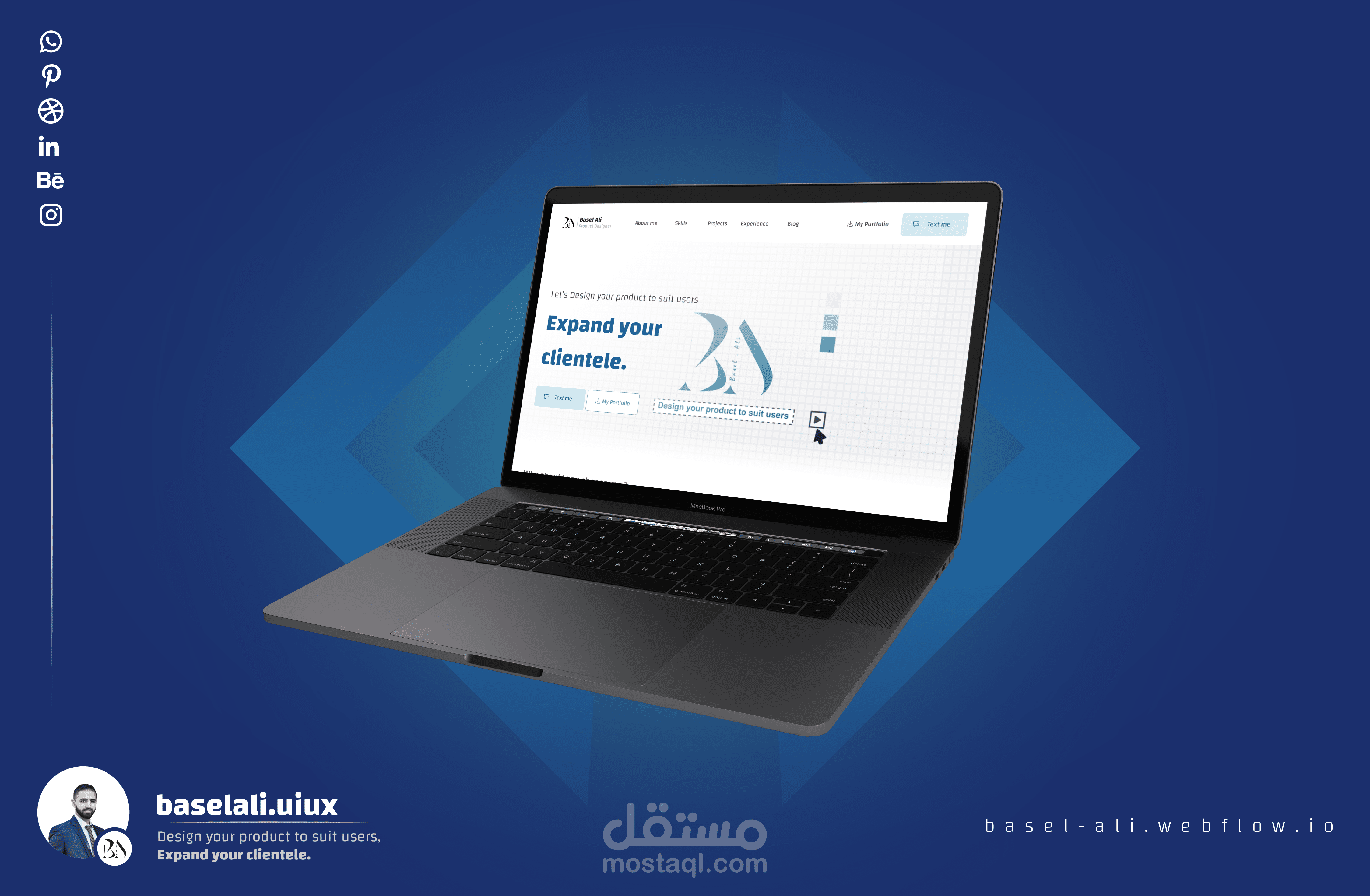 تصميم موقع شخصي