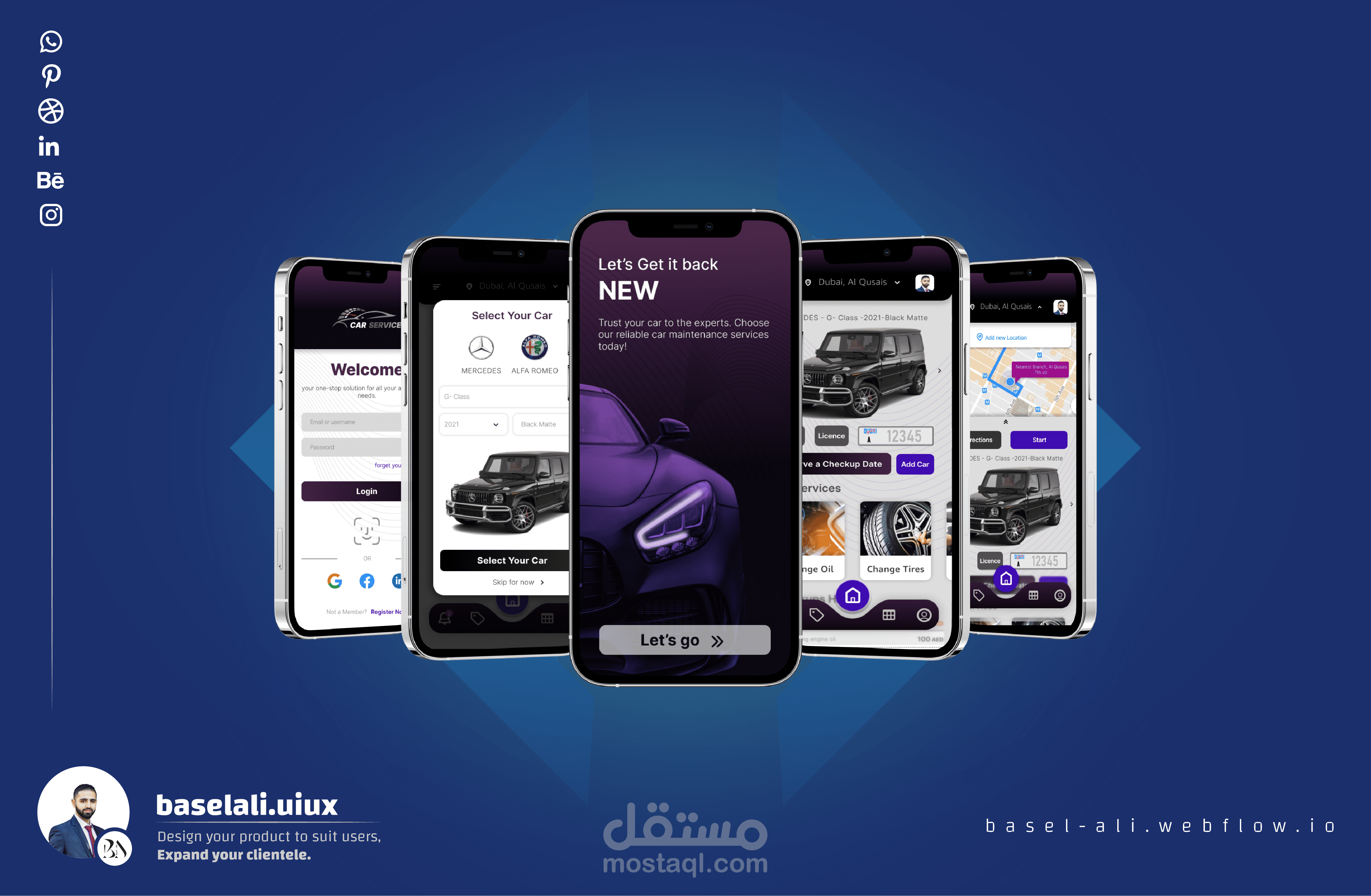 Car services mobile app