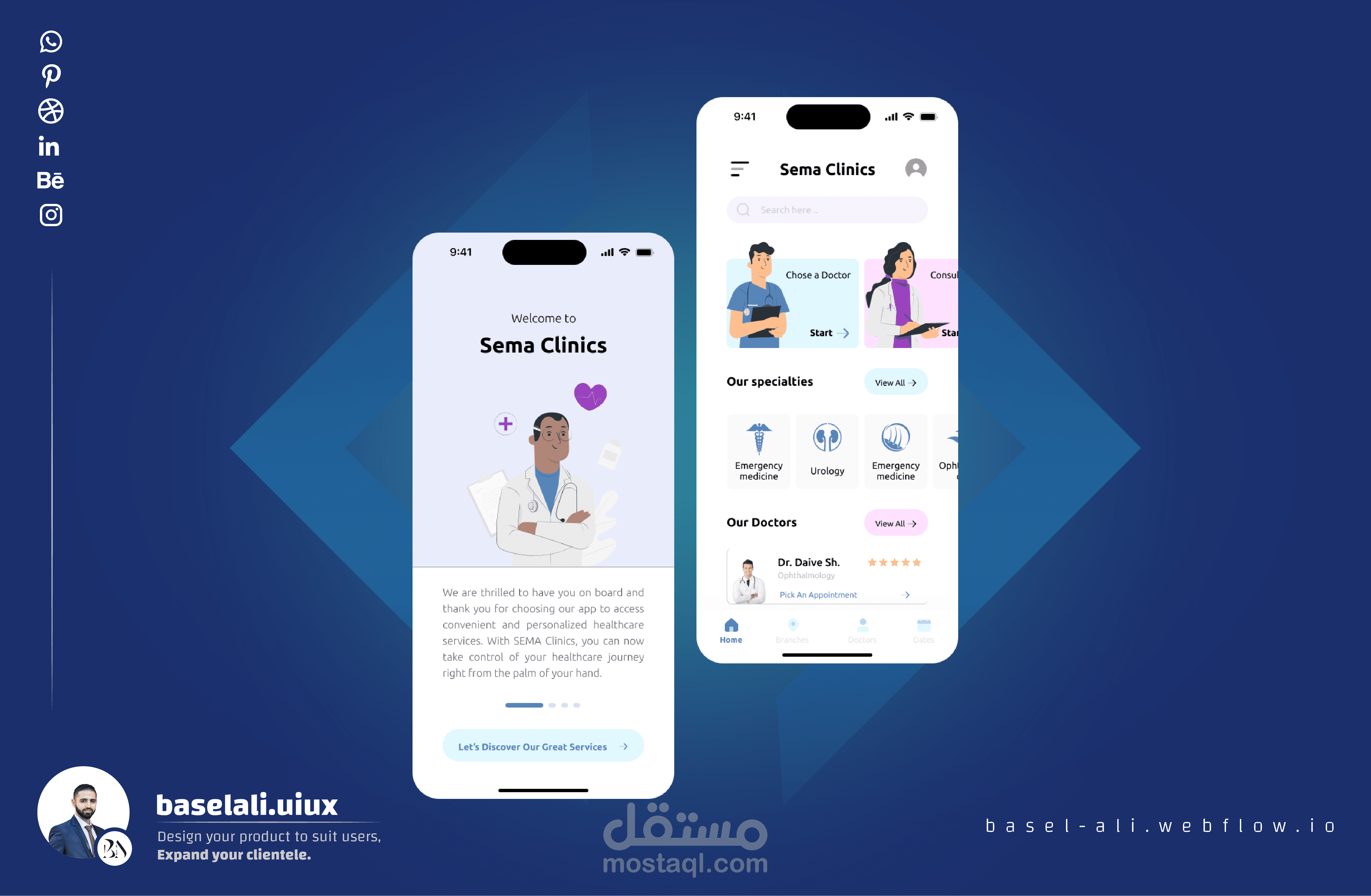 Medical Services Mobile app