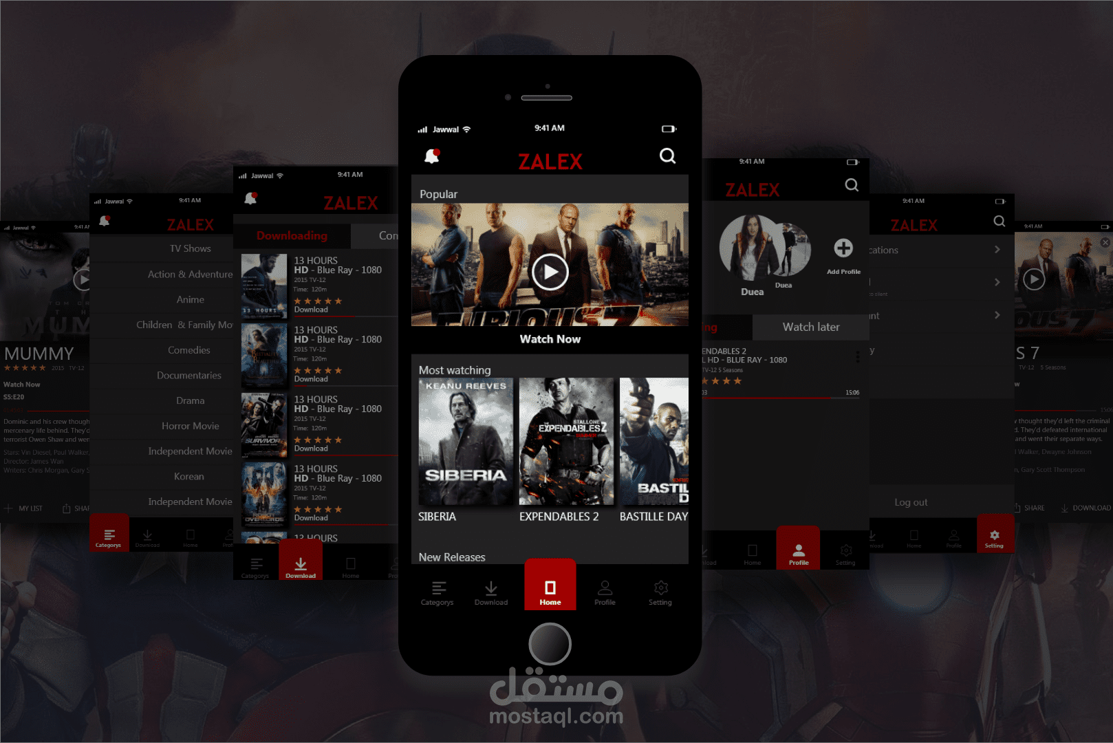 Mobile app Store - Web mobile store