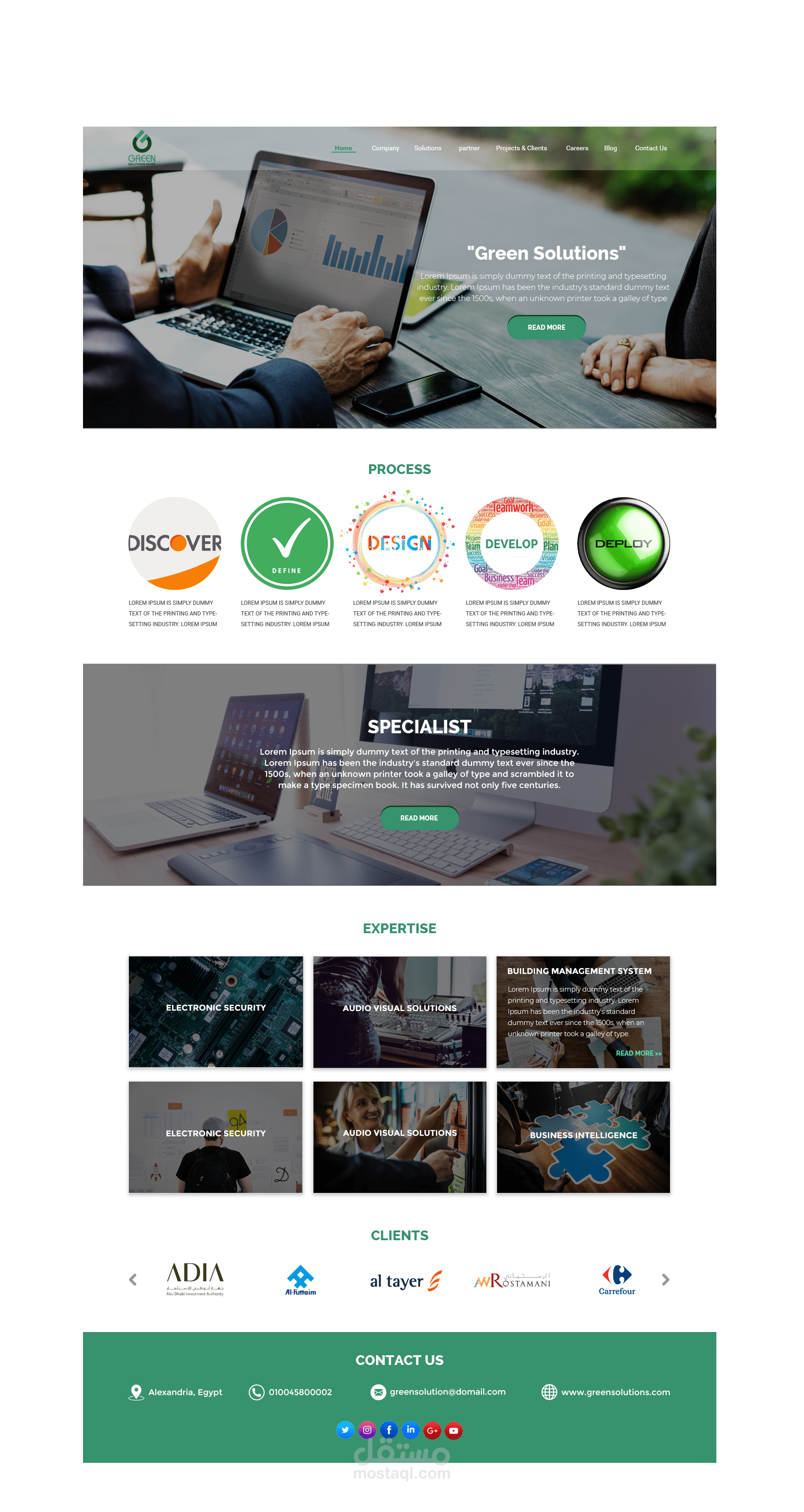 Green Solutions Home Page