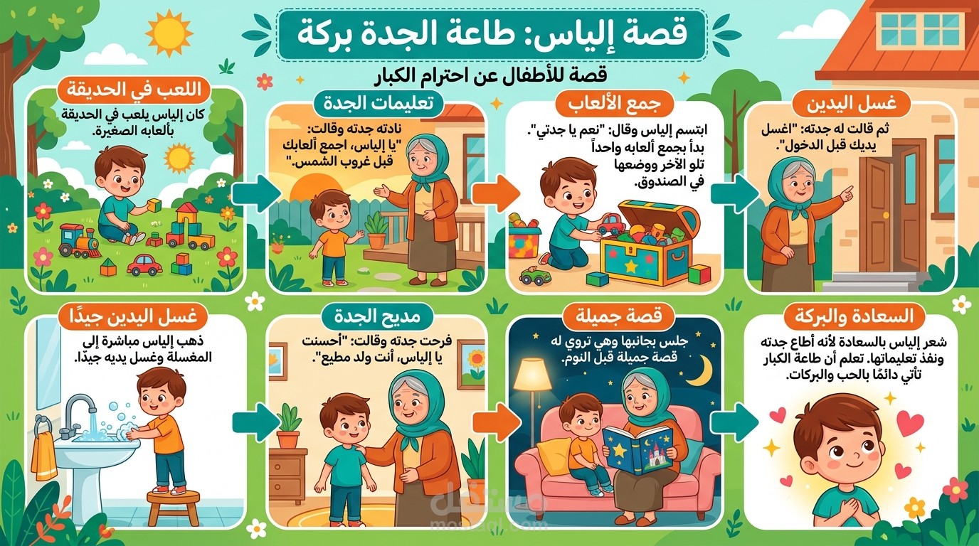 تصميم قصص أطفال طفلك هو بطل القصة مع اضافة صورته