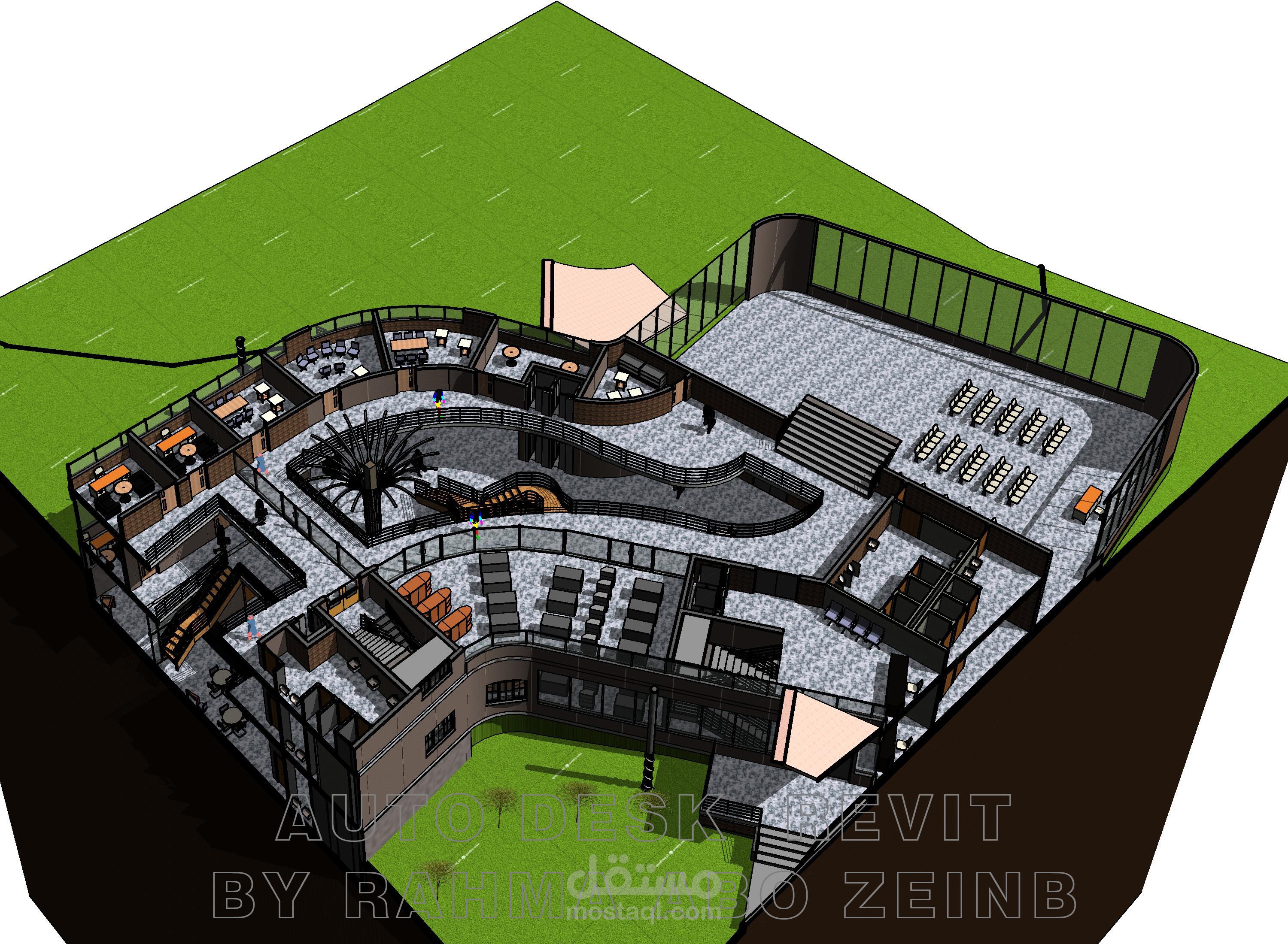 مسقط منظوري لكتلة إدارية