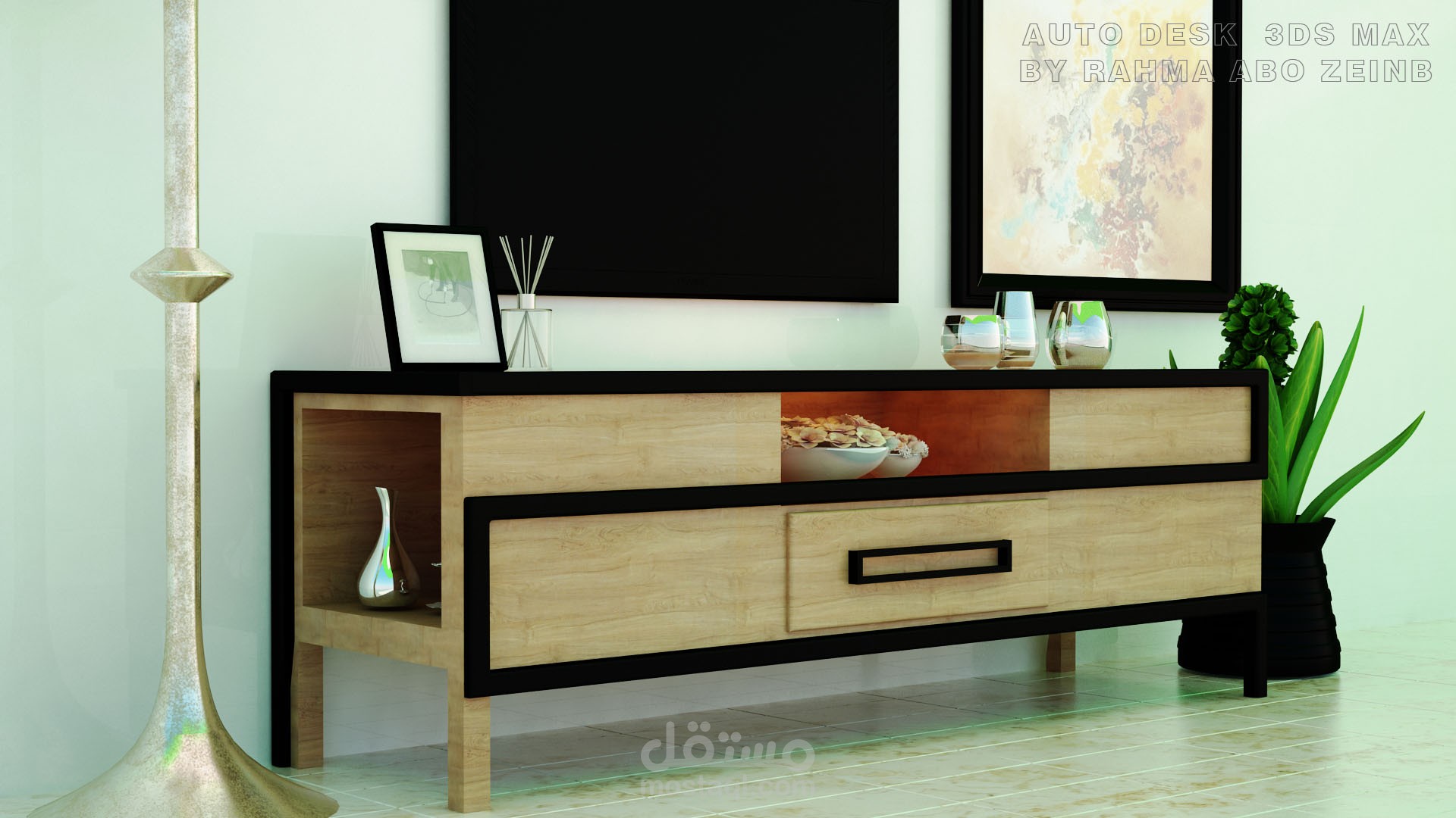 تصميم كونسول ببرنامج ال 3d max