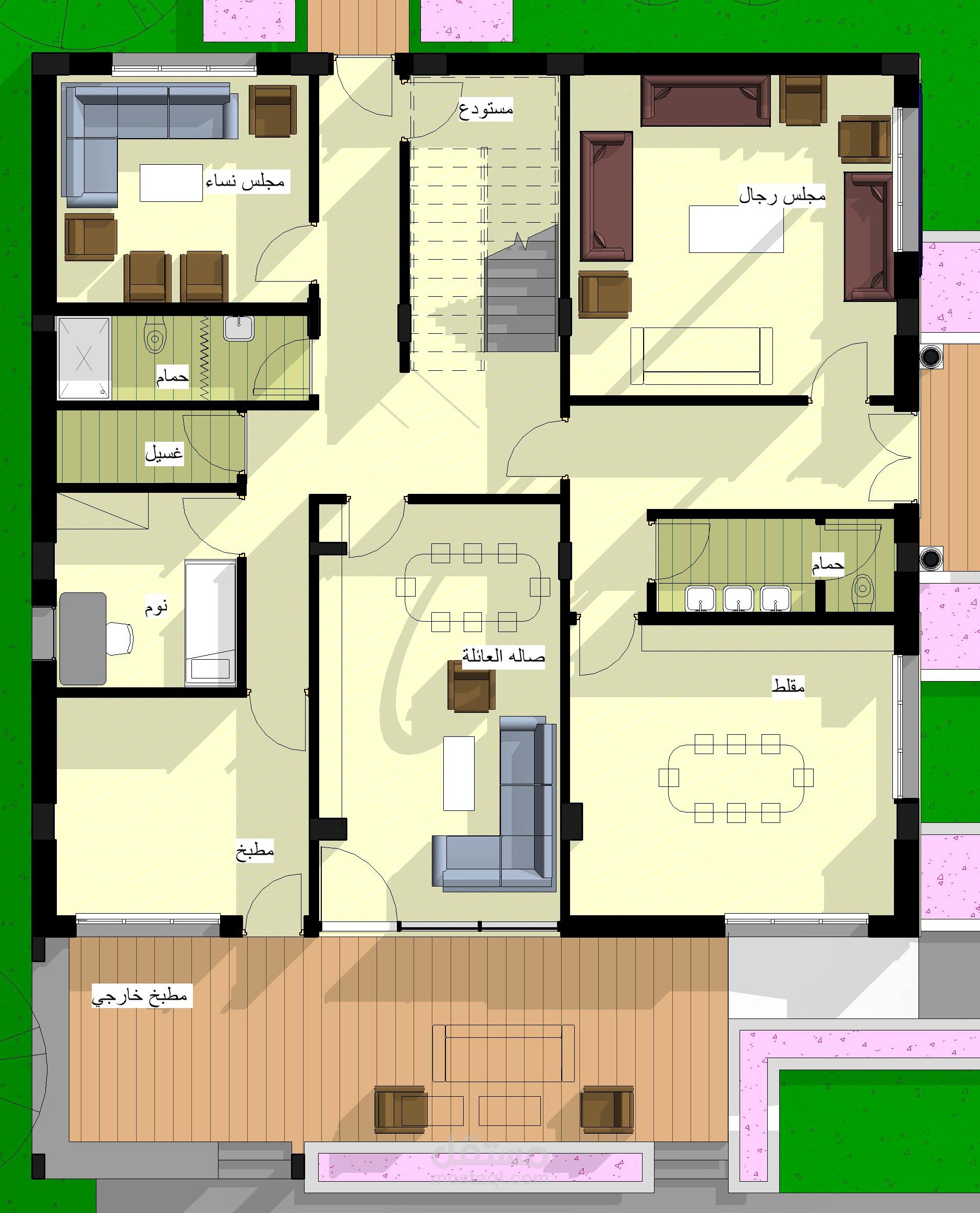 تصميم فيلا كاملة في السعودية