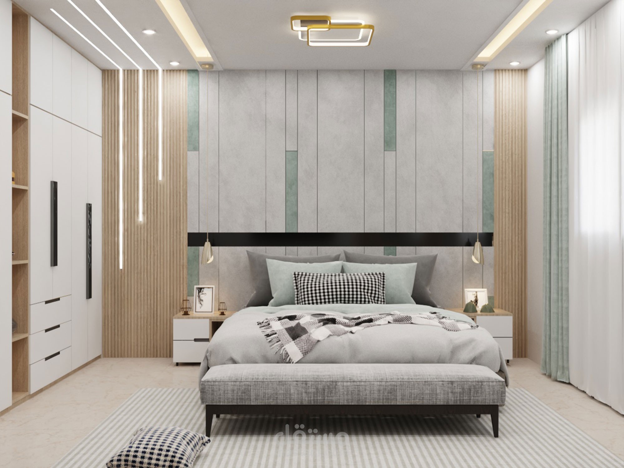 تصميم غرفة نوم رئيسية