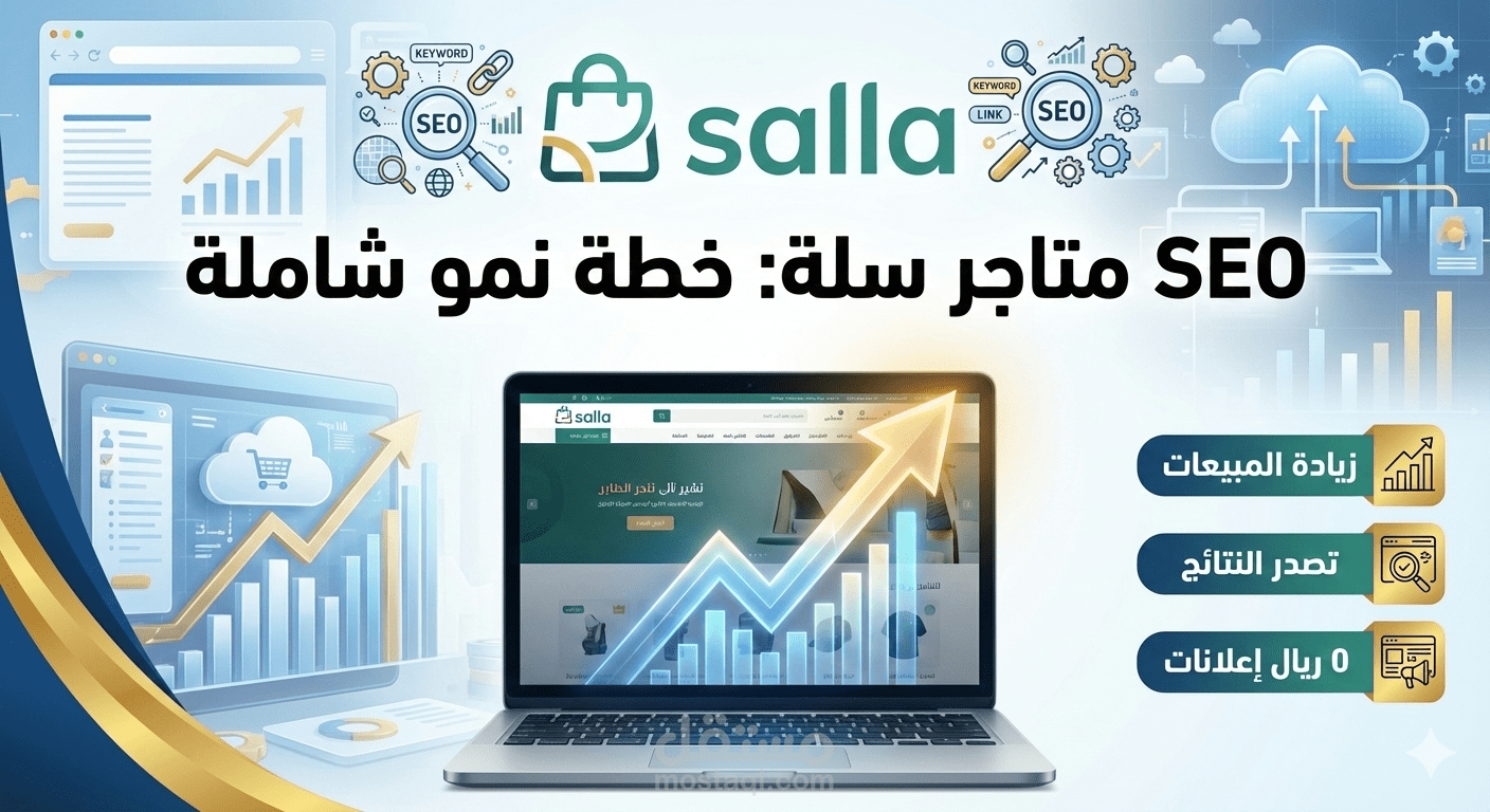 مشروع SEO متكامل لمتجر "سلة": تصدر نتائج البحث ومضاعفة المبيعات (Organic Growth)