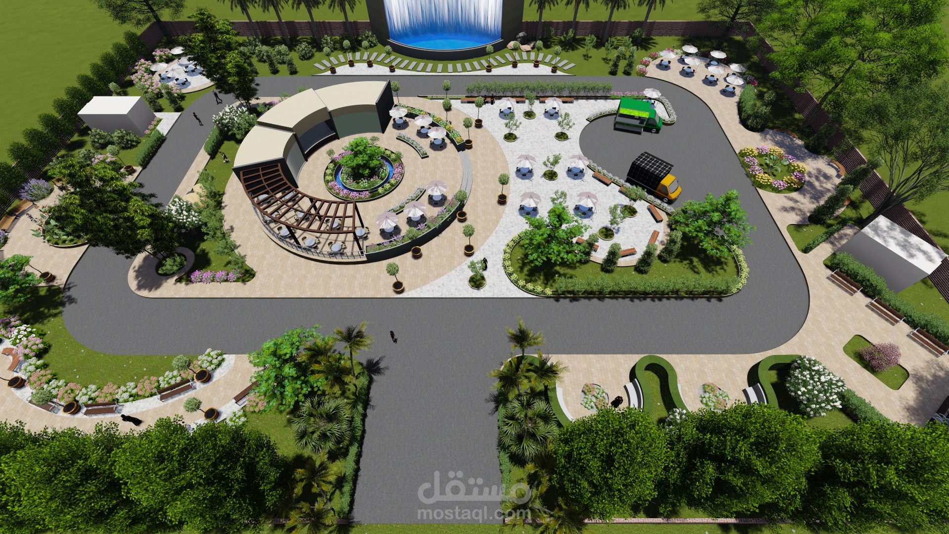 تصميم حديقة