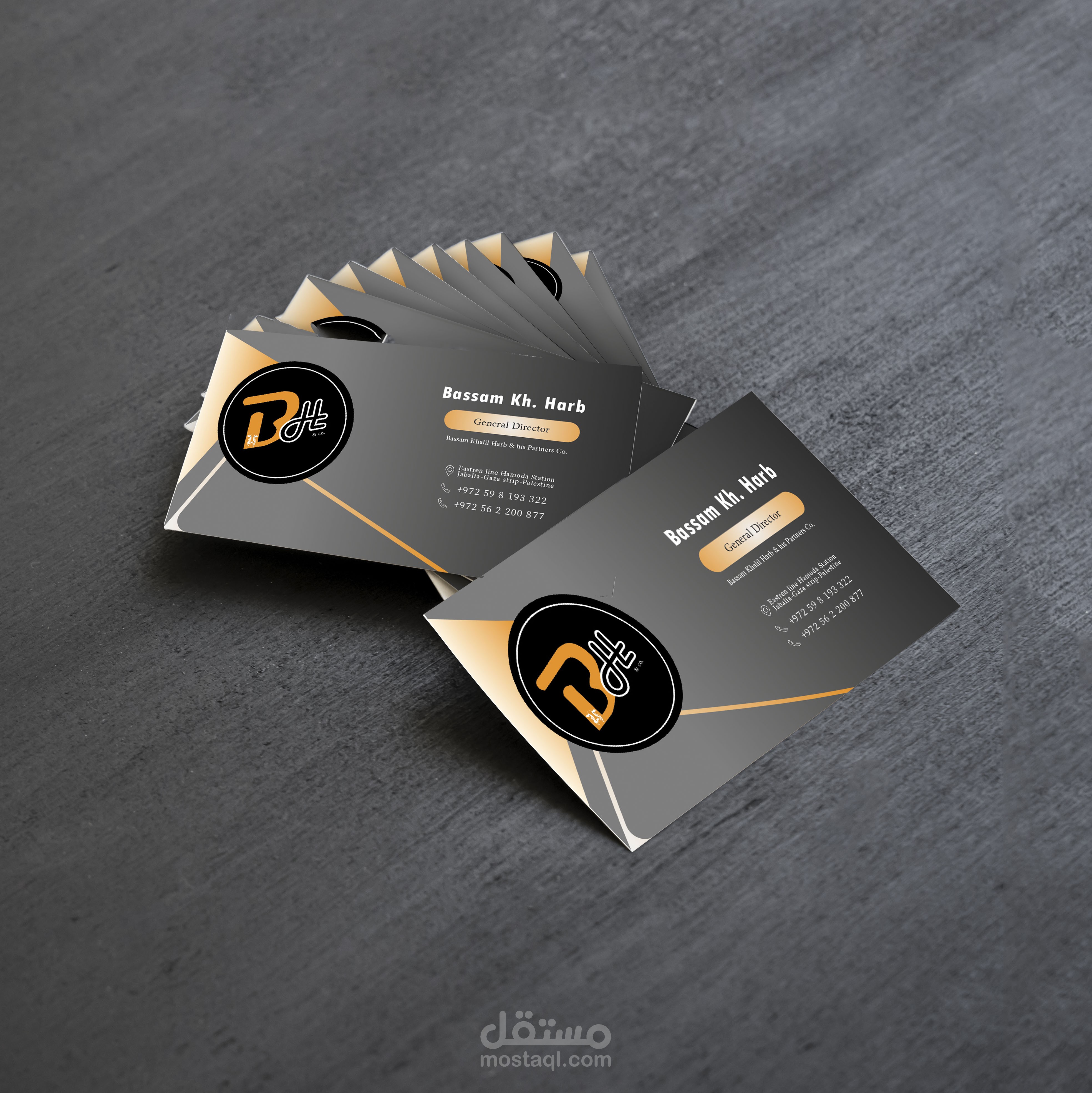 تصميم لوقو وvisit card