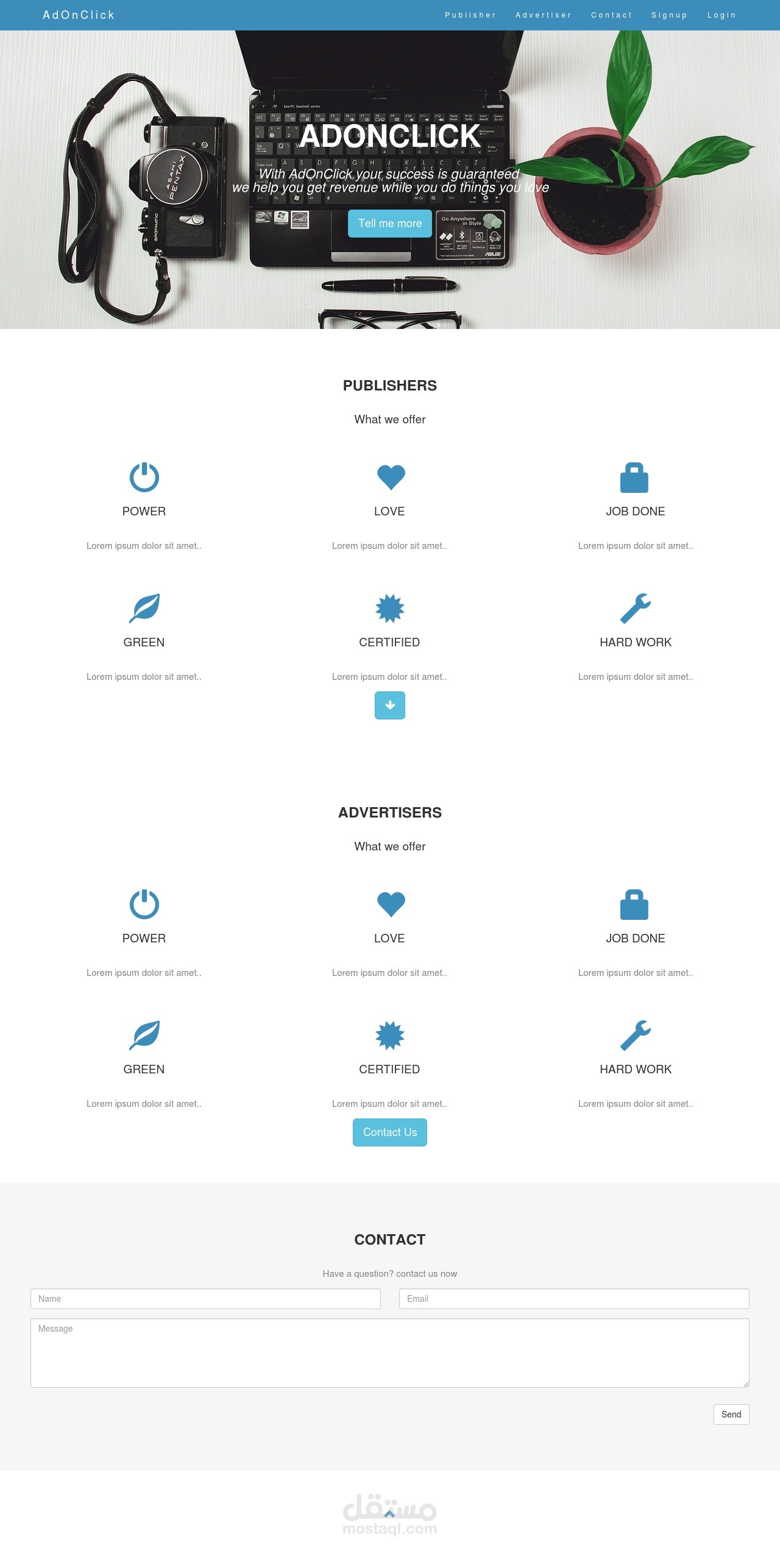 موقع اعلانات منبثقة Popads