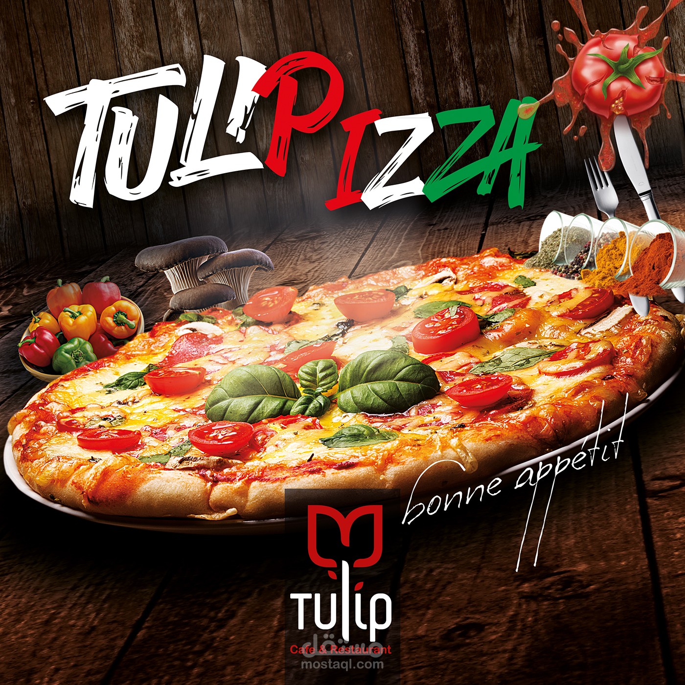 Tulip Pizza Box