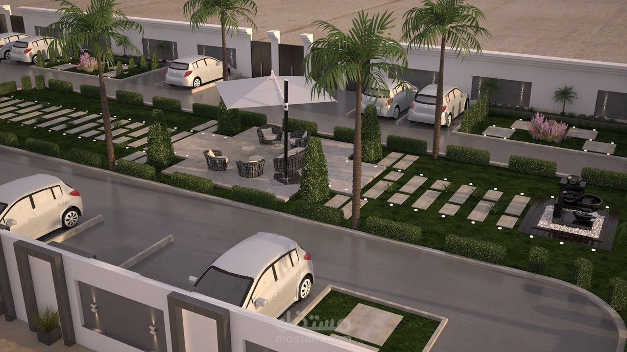 تصميم جلسات خارجية _تنسيق حدائق