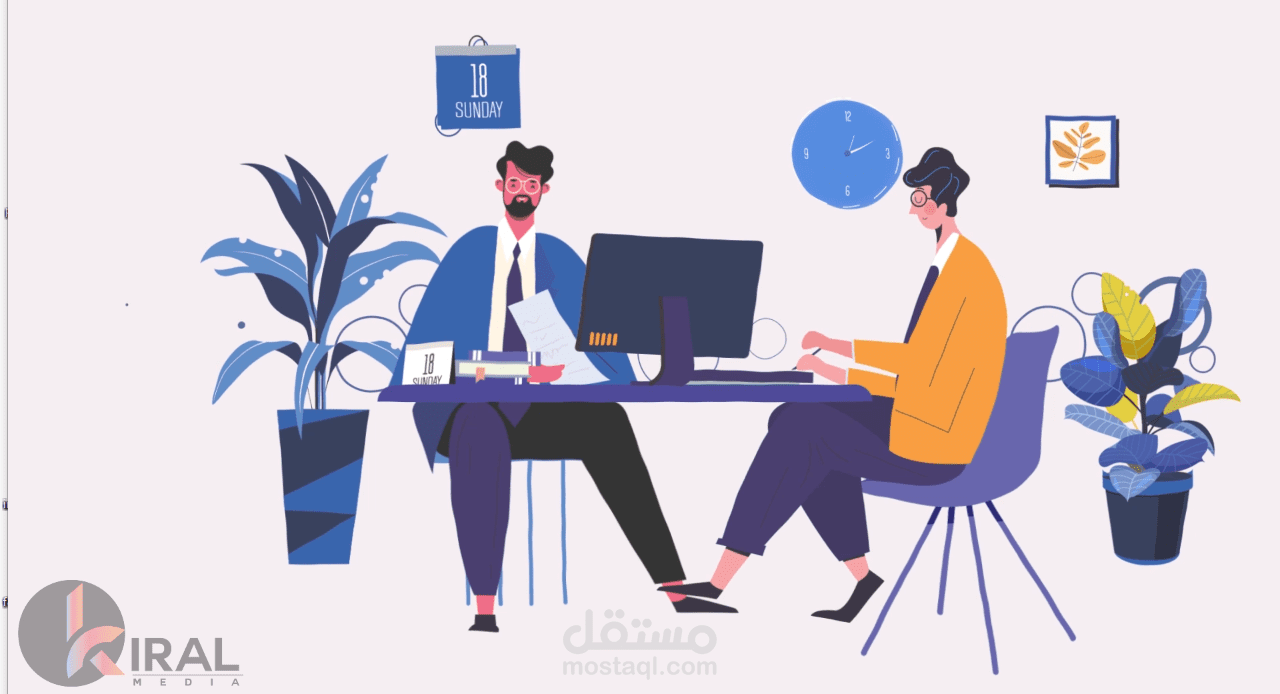 تصميم إعلان موشن جرافيك قصير .. حقق اهدافك مع كيرال ميديا