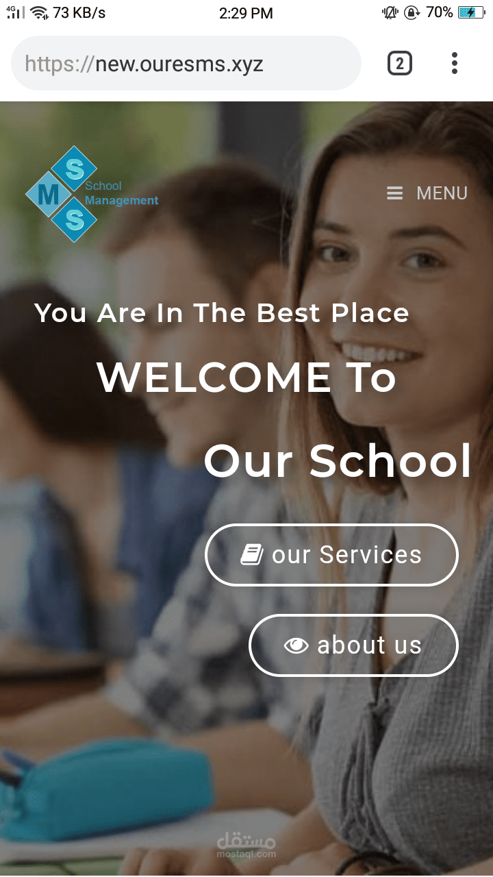 School mangment system website