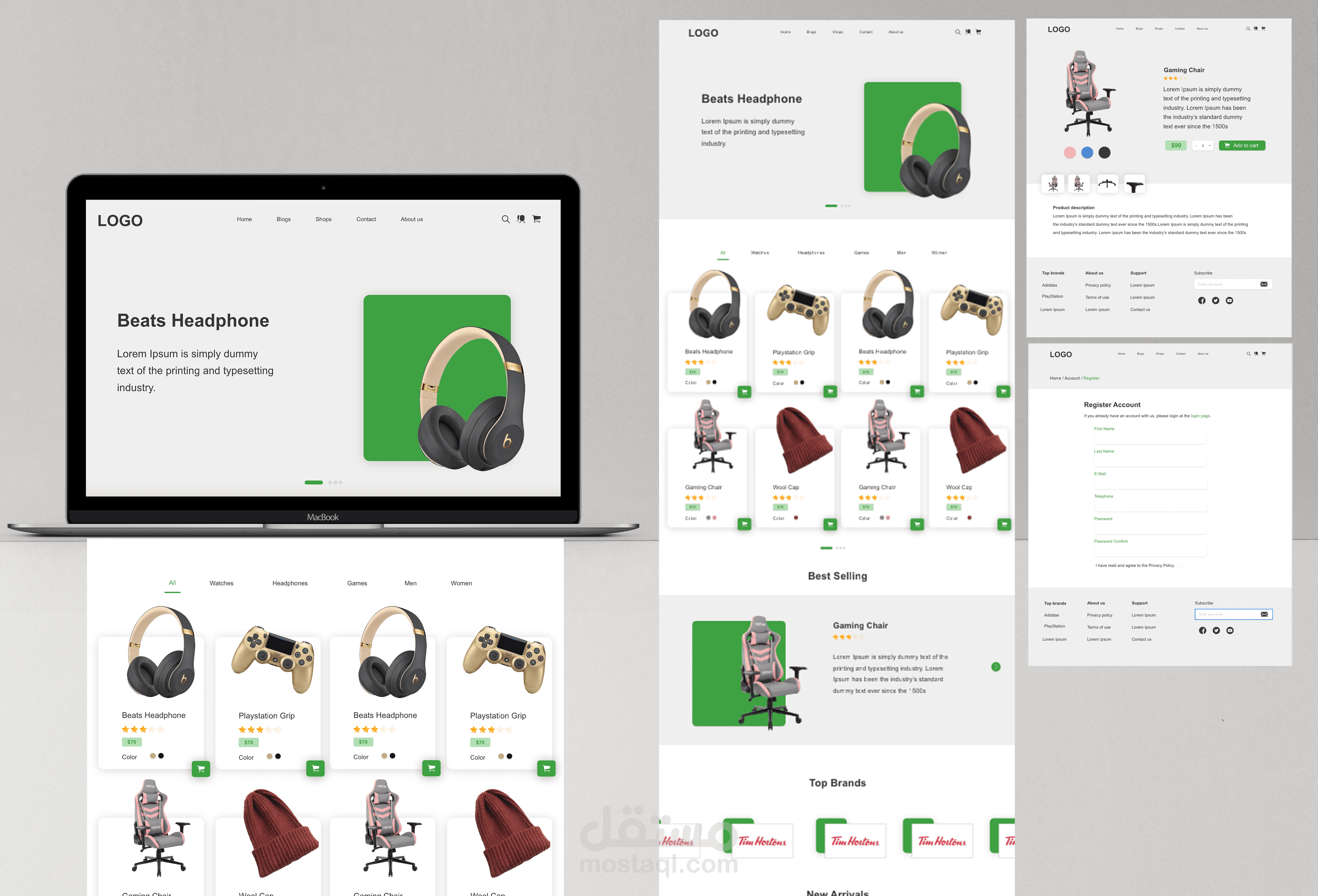 Store website